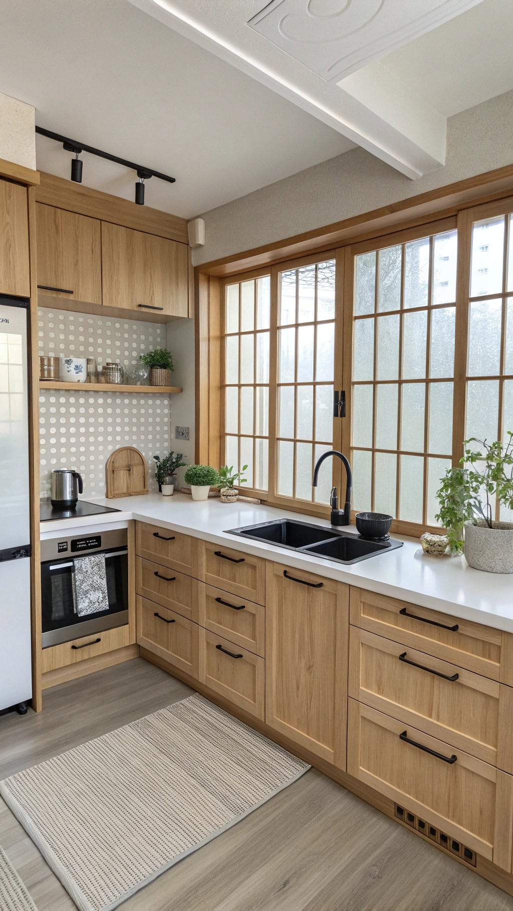 efficient minimalist kitchen design