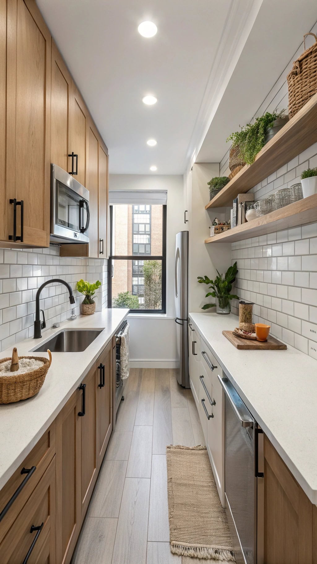 efficient parallel kitchen design