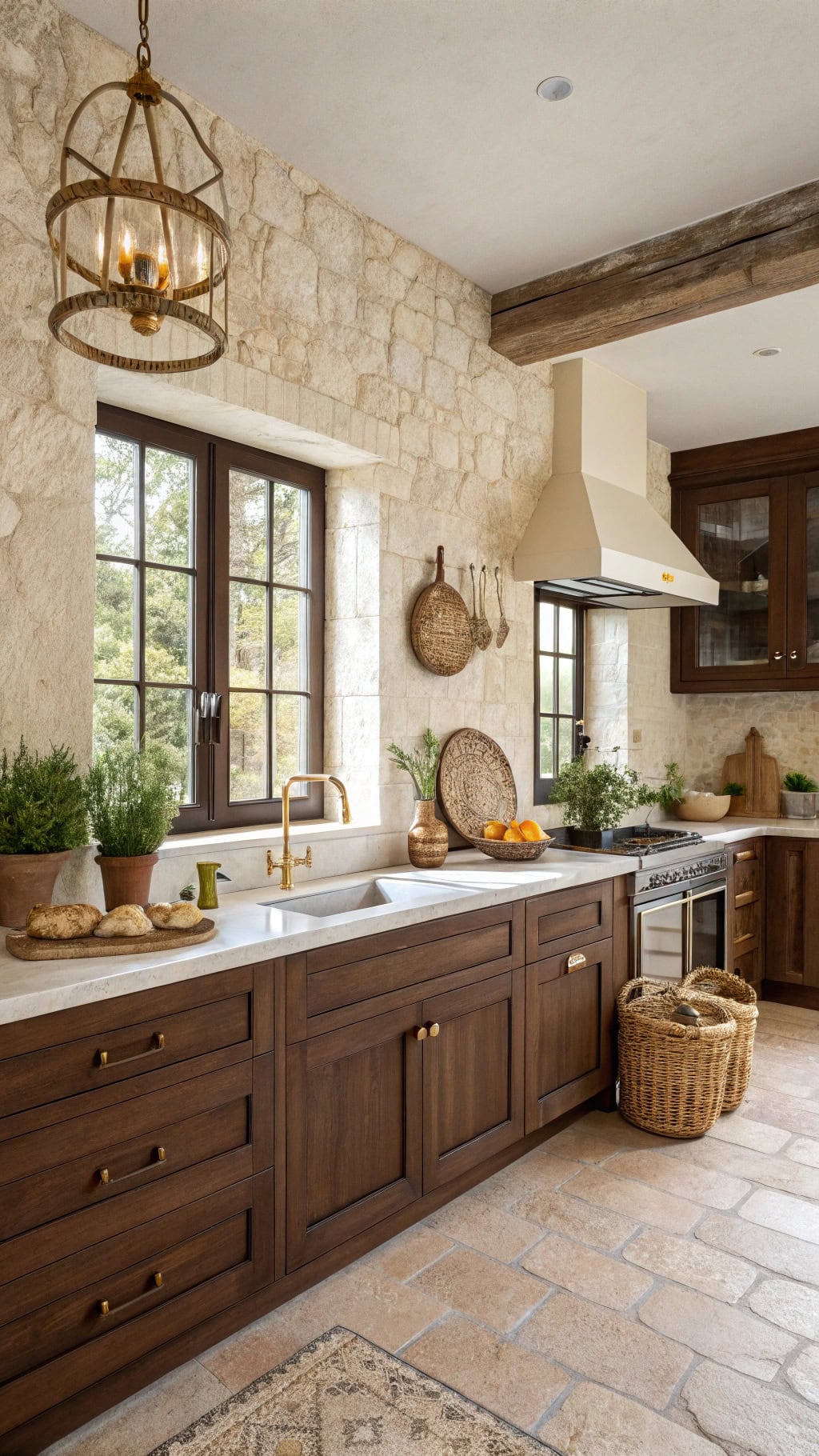 elegant beige limestone slabs