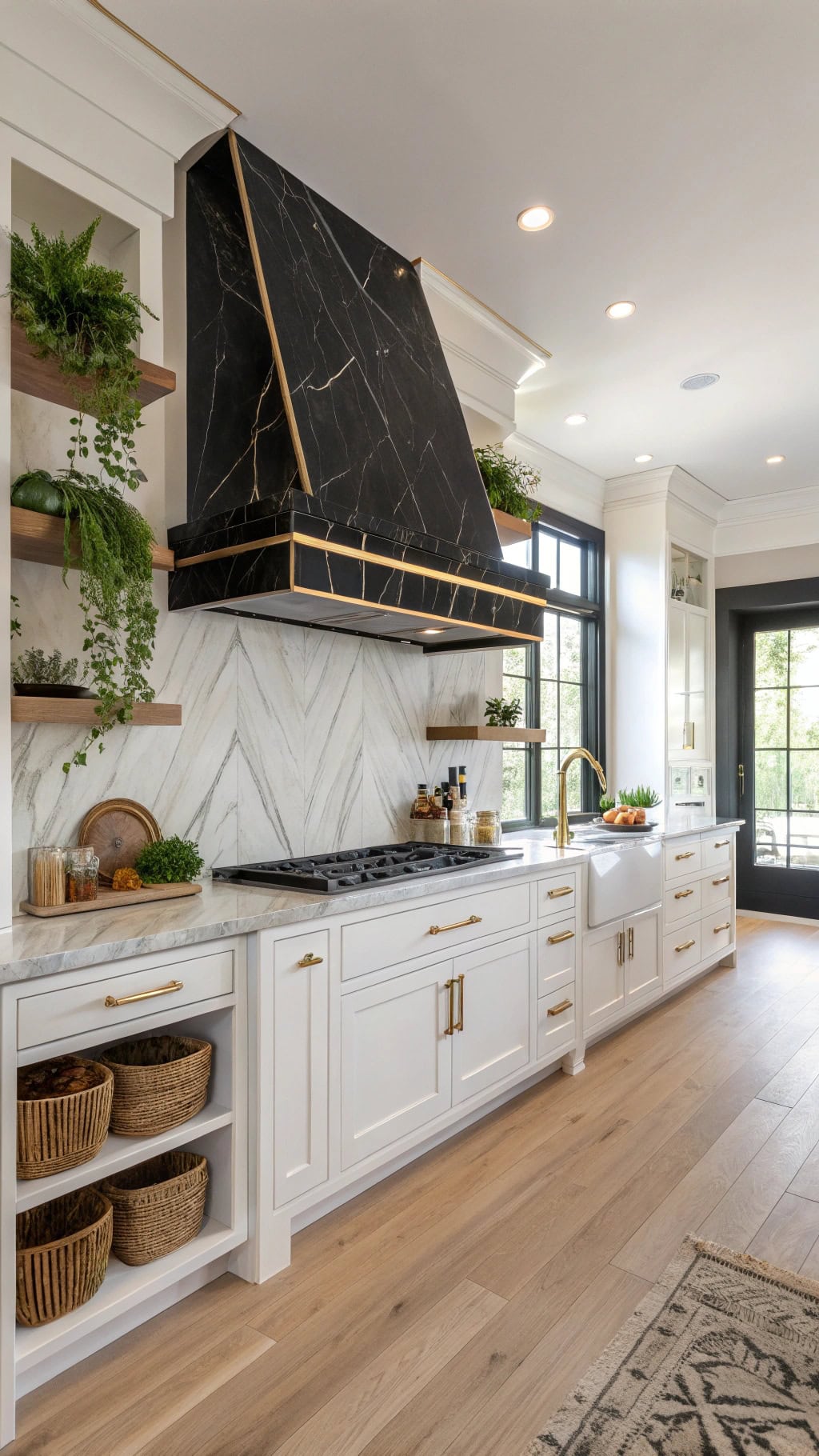 elegant black marble design