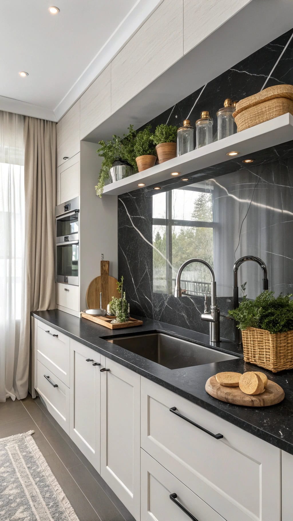 elegant black stone designs