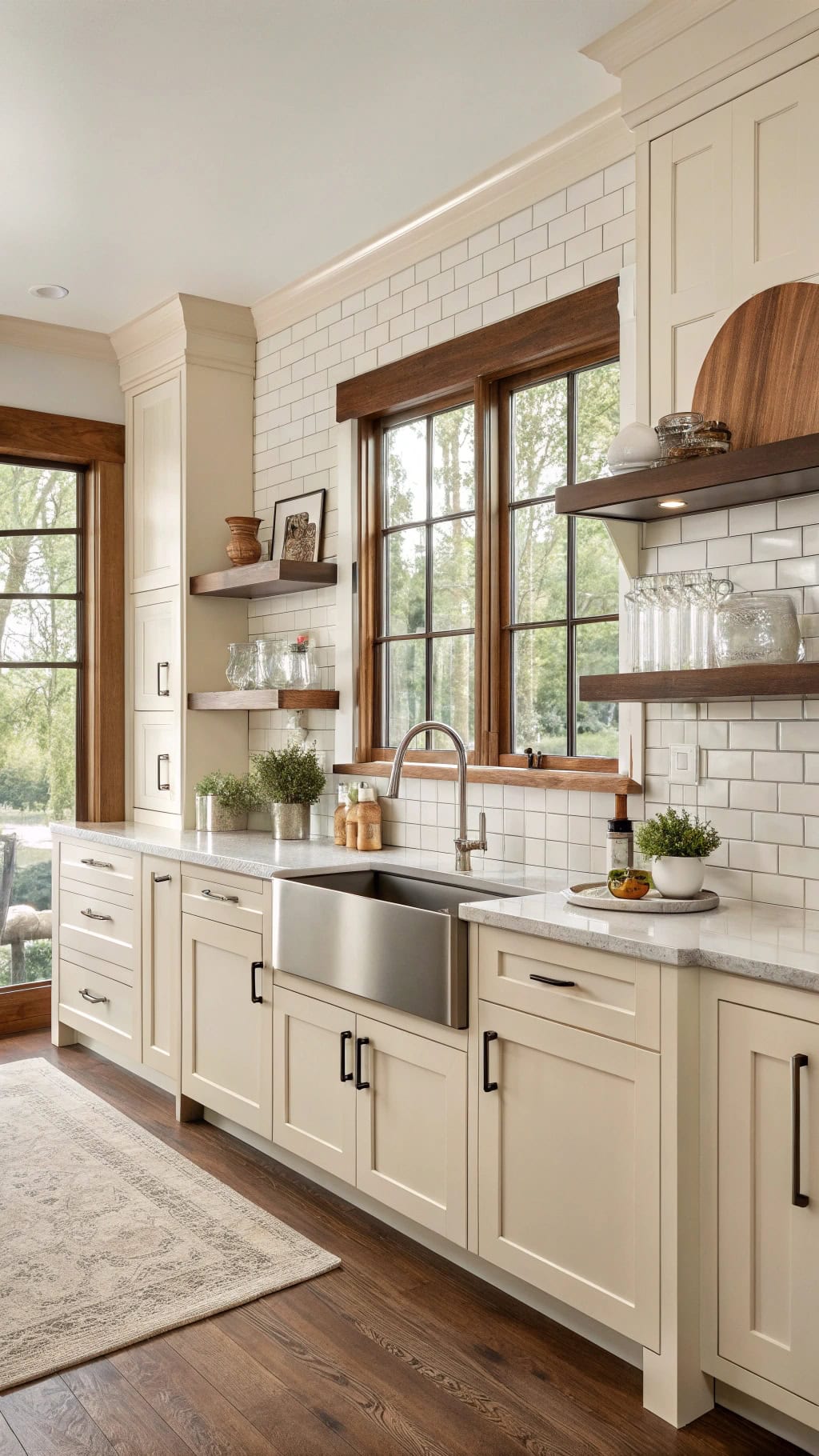 elegant cream and eucalyptus