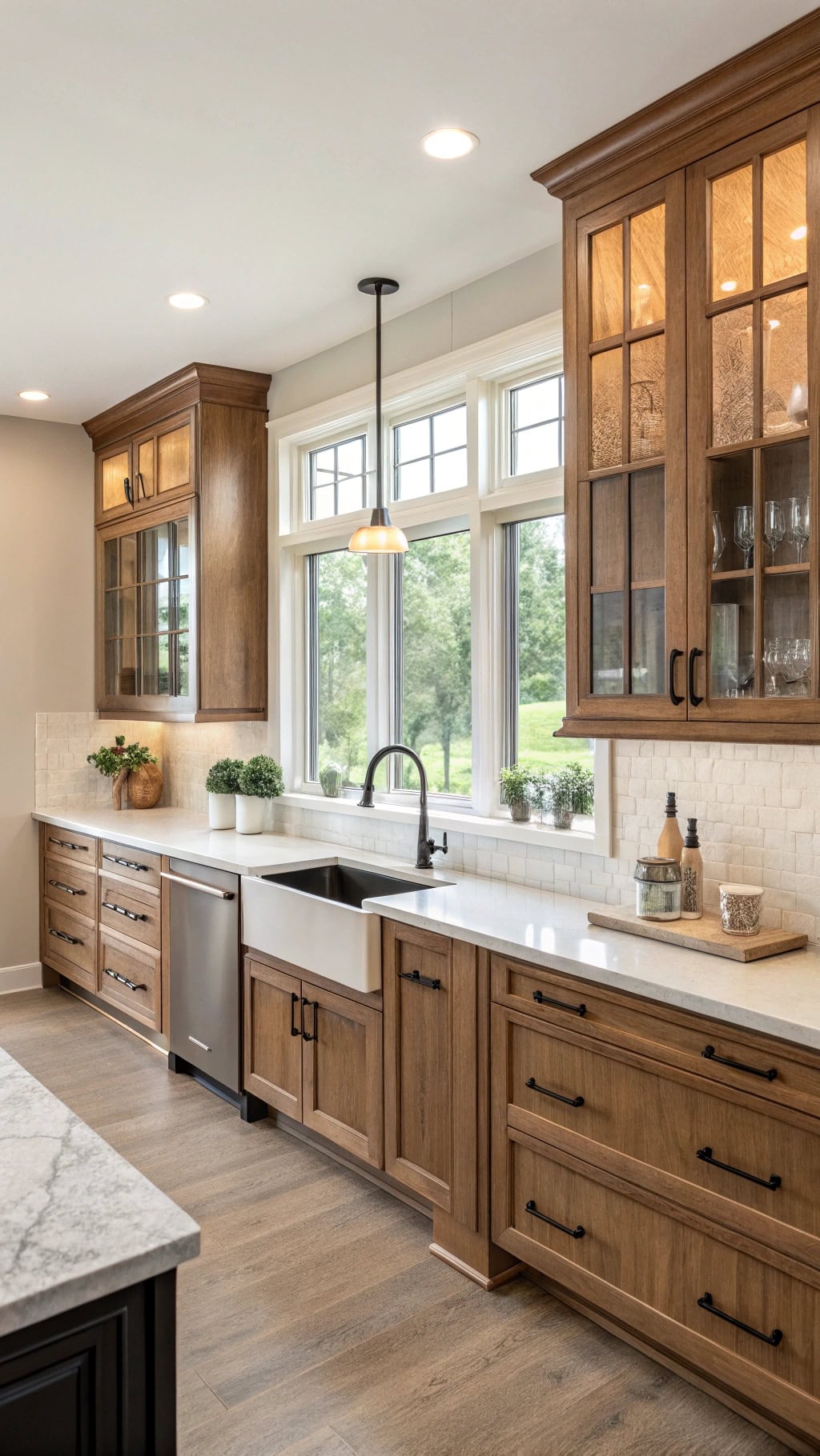 elegant glass cabinet showcases