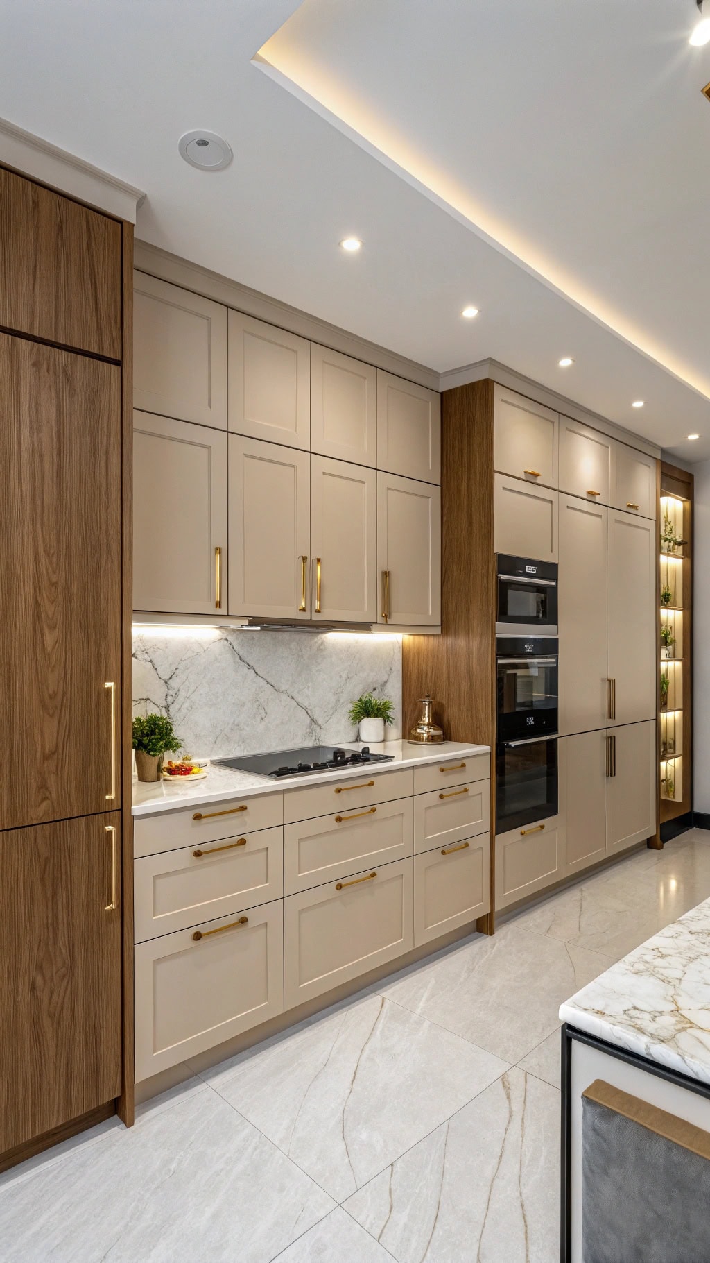 elegant matte beige doors