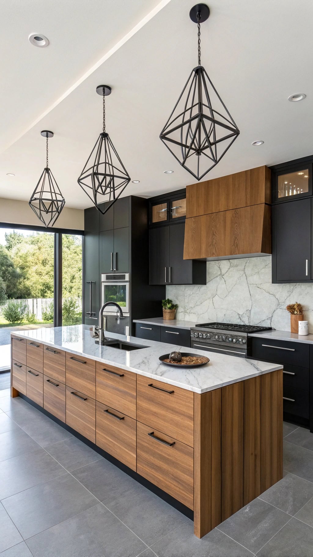 elegant matte black lighting