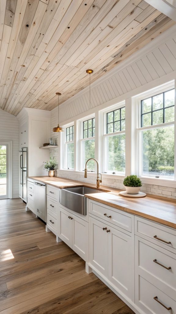 22 Stunning White and Wood Kitchen Designs