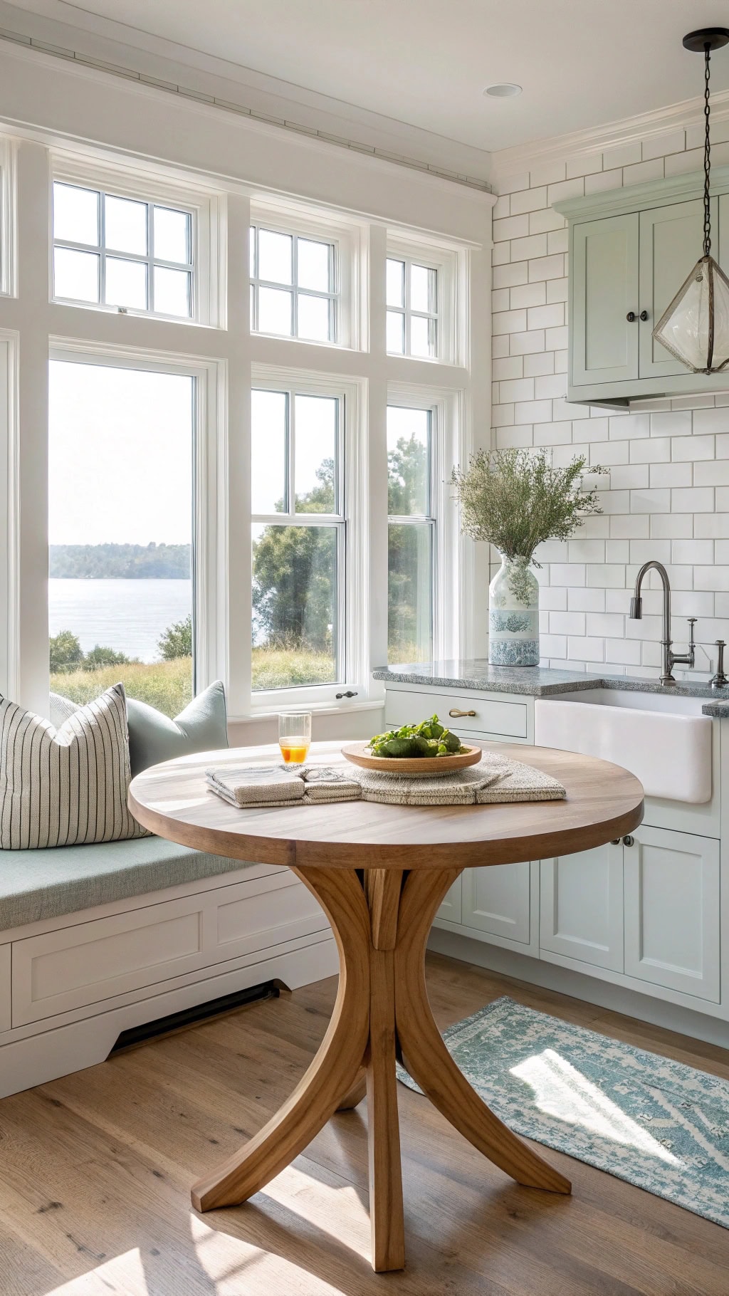 eucalyptus bistro table elegance