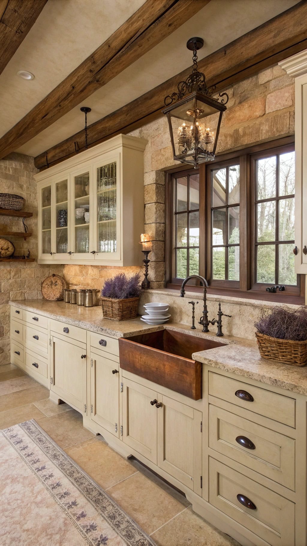 european countryside kitchen charm