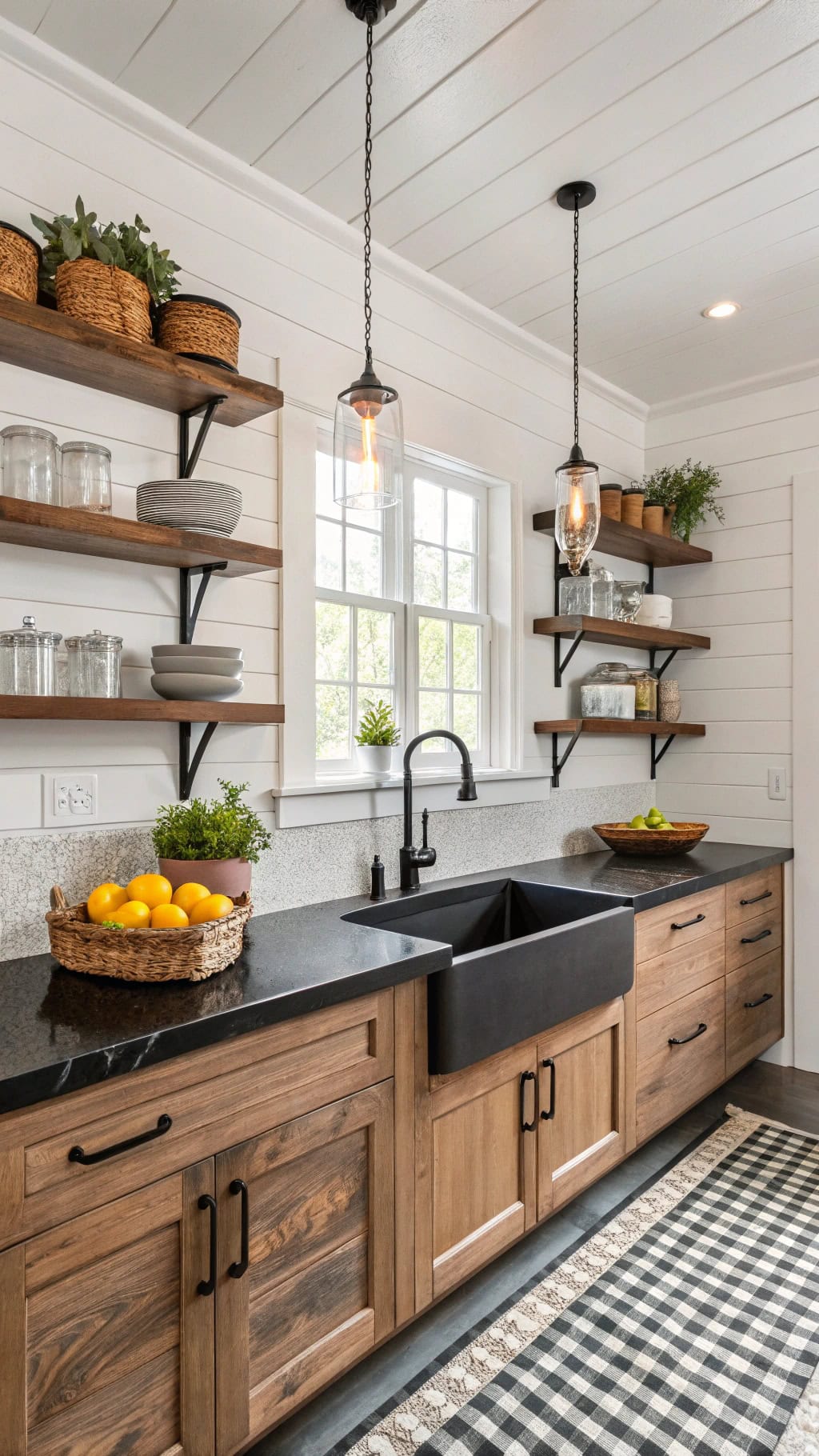 farmhouse elegance with granite
