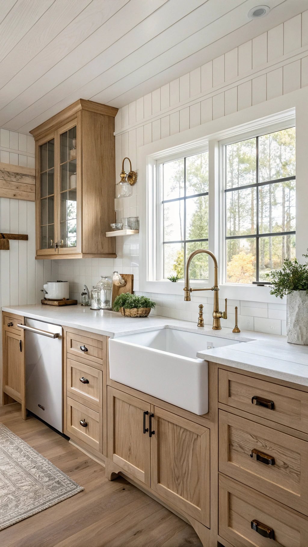 farmhouse sink kitchen elegance