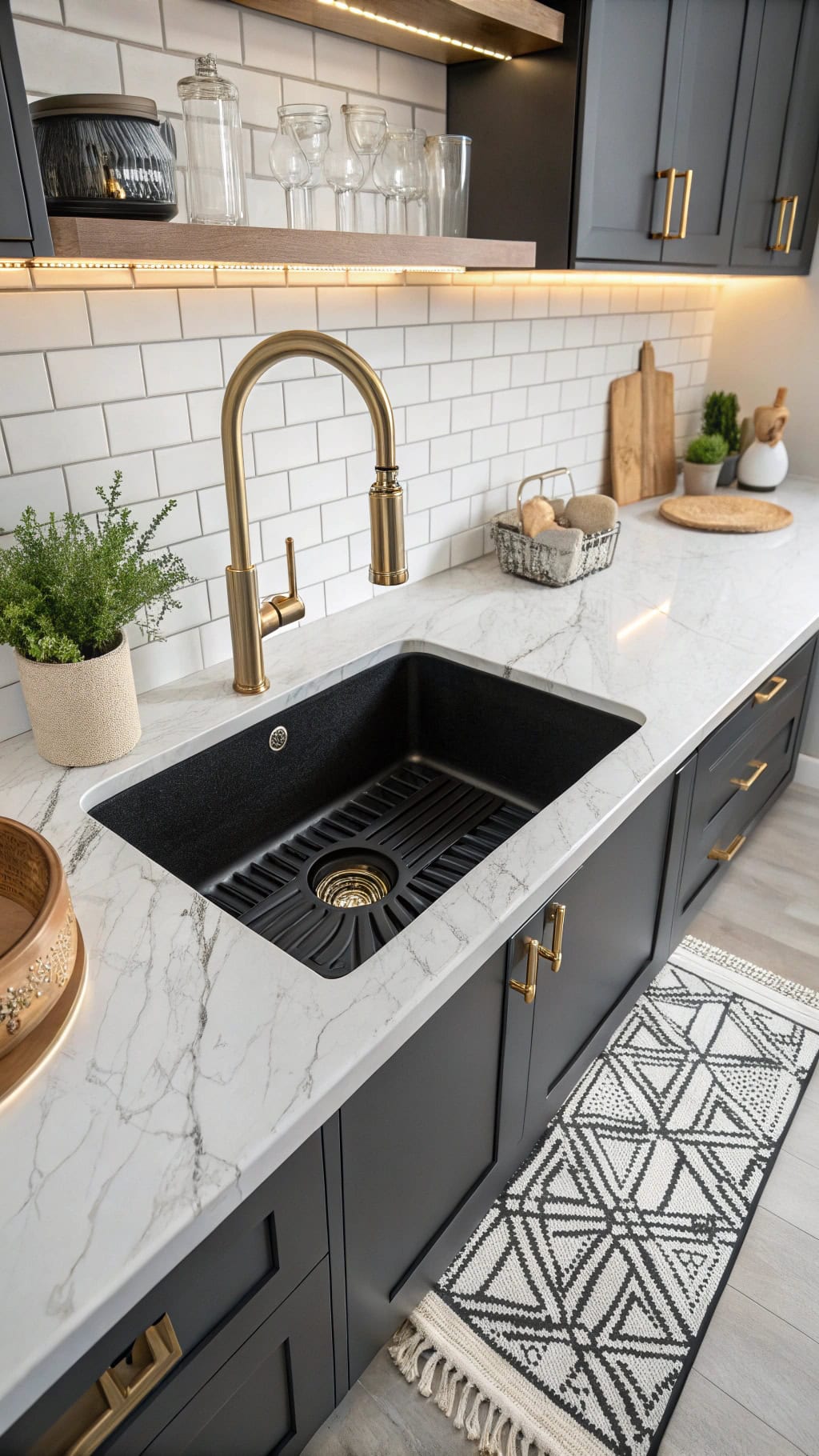 faucet finishes for noir sinks