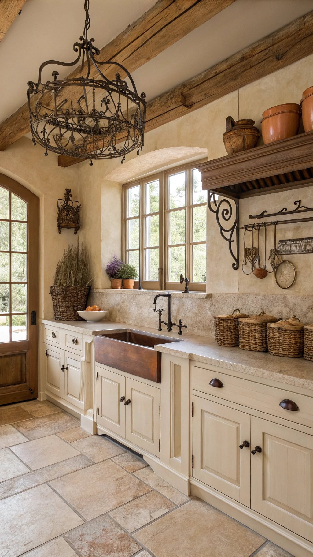 french country kitchen charm