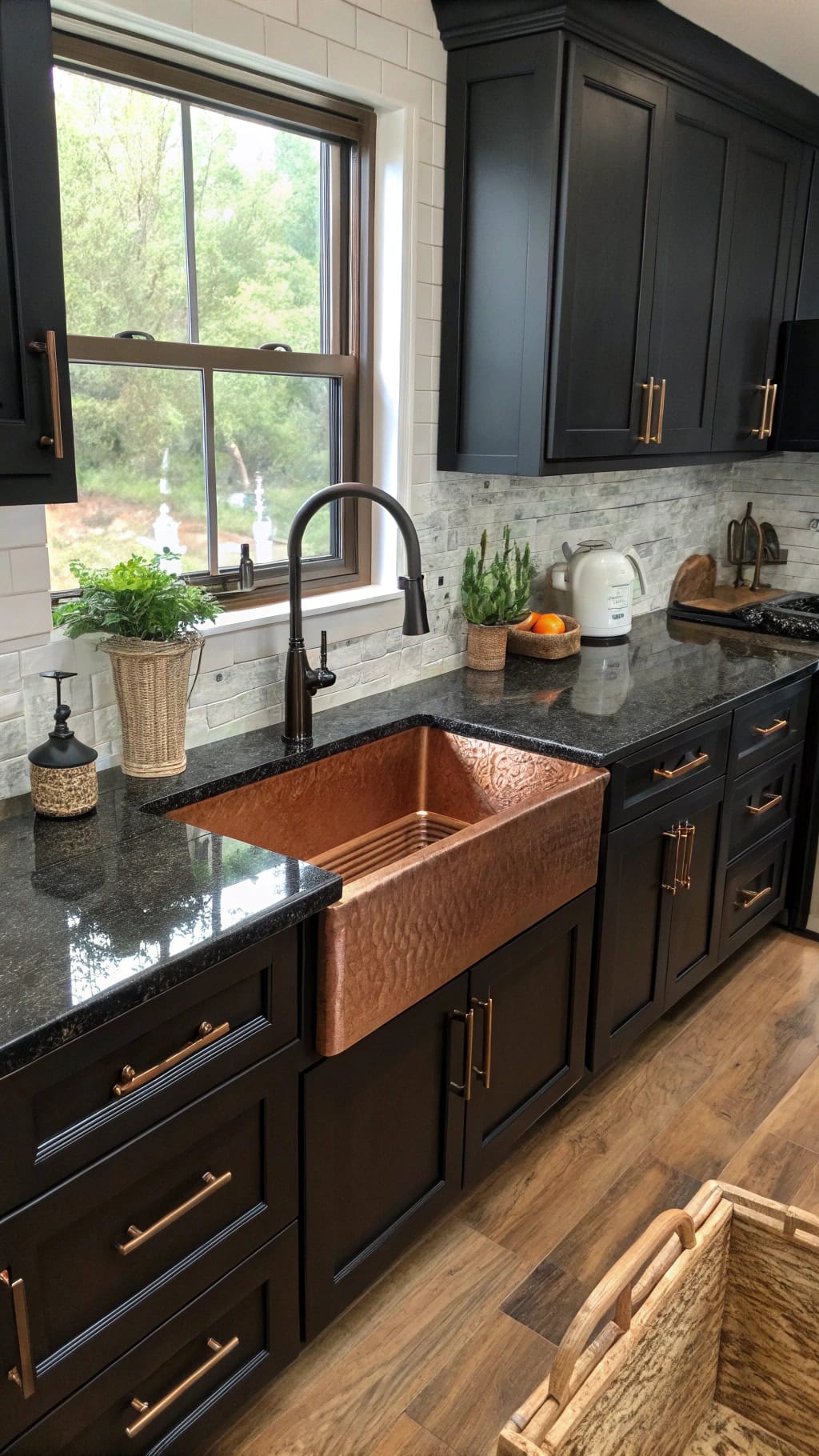 hammered copper sink options