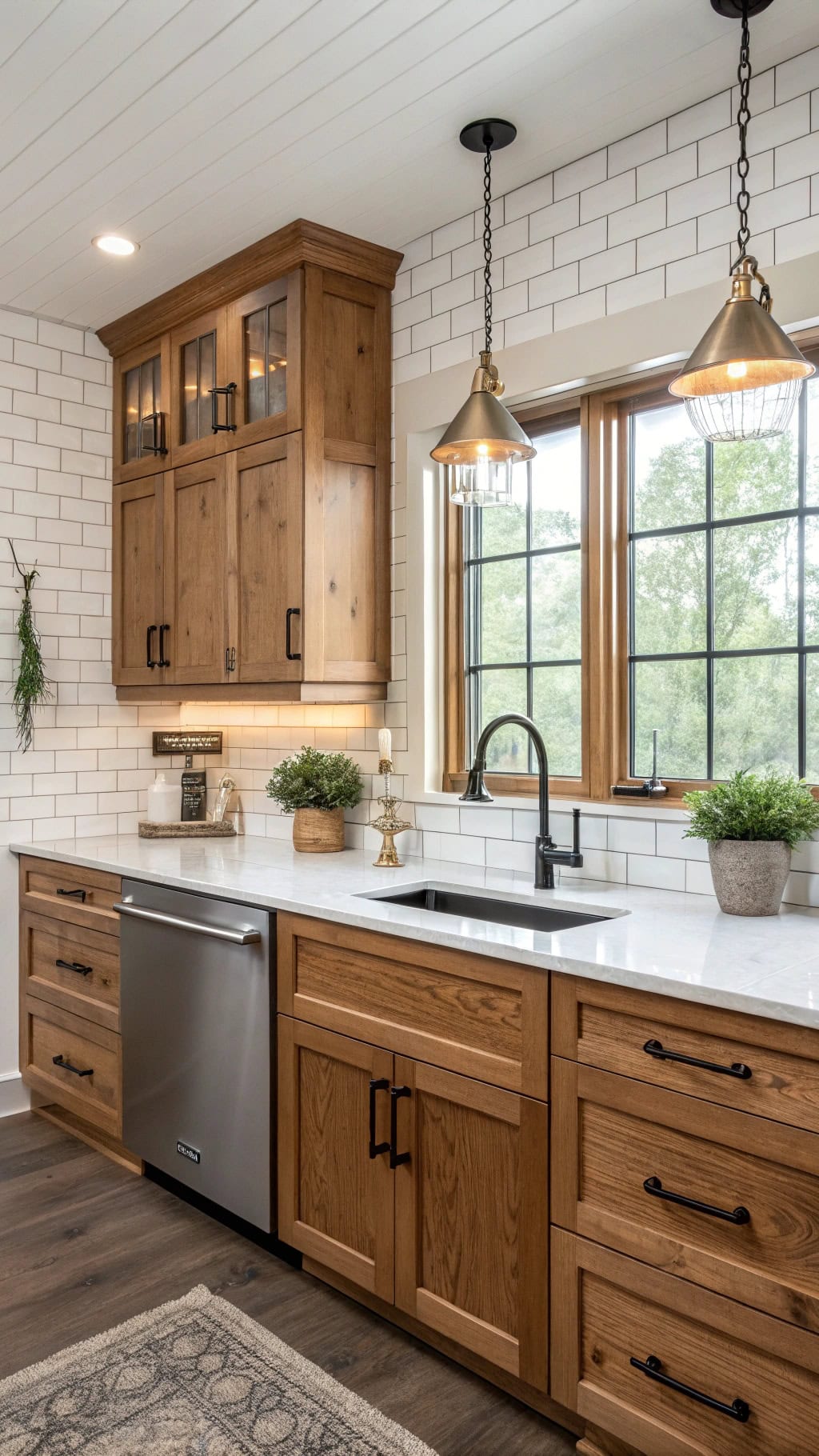hickory shaker cabinet beauty