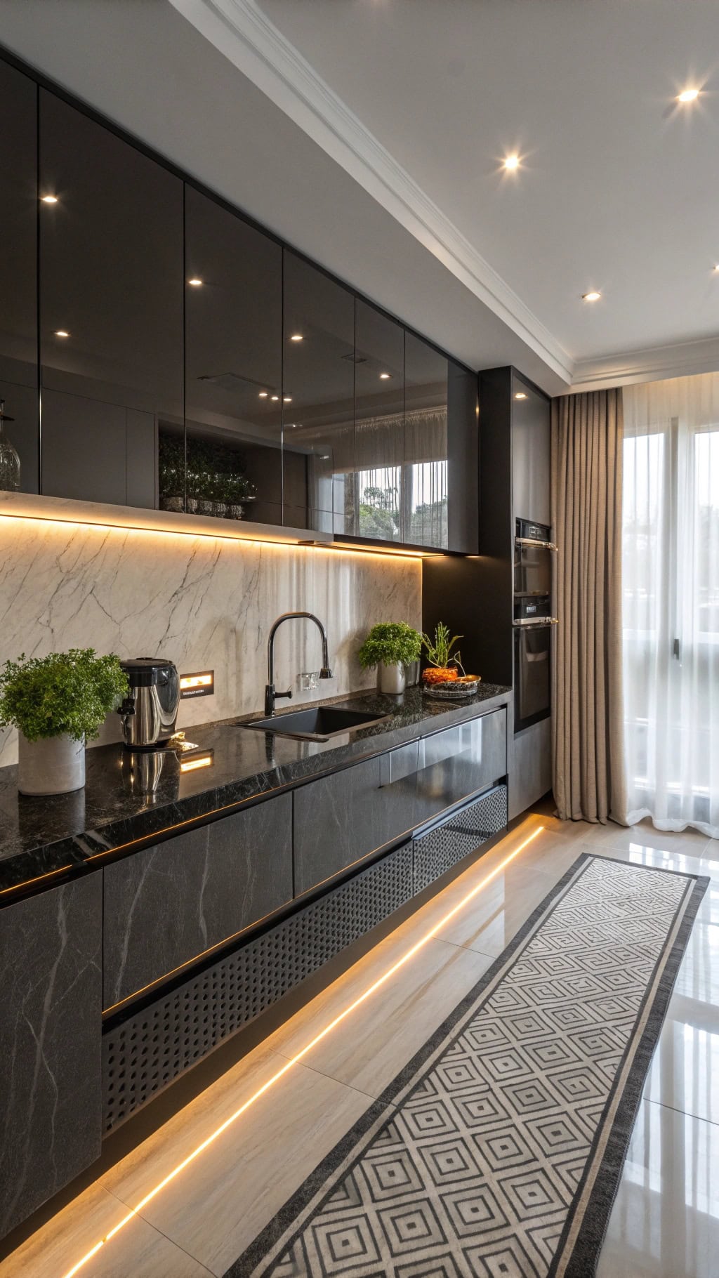hidden led kitchen lighting