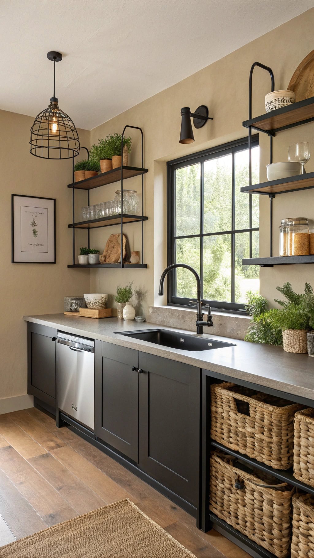 industrial charm with warmth