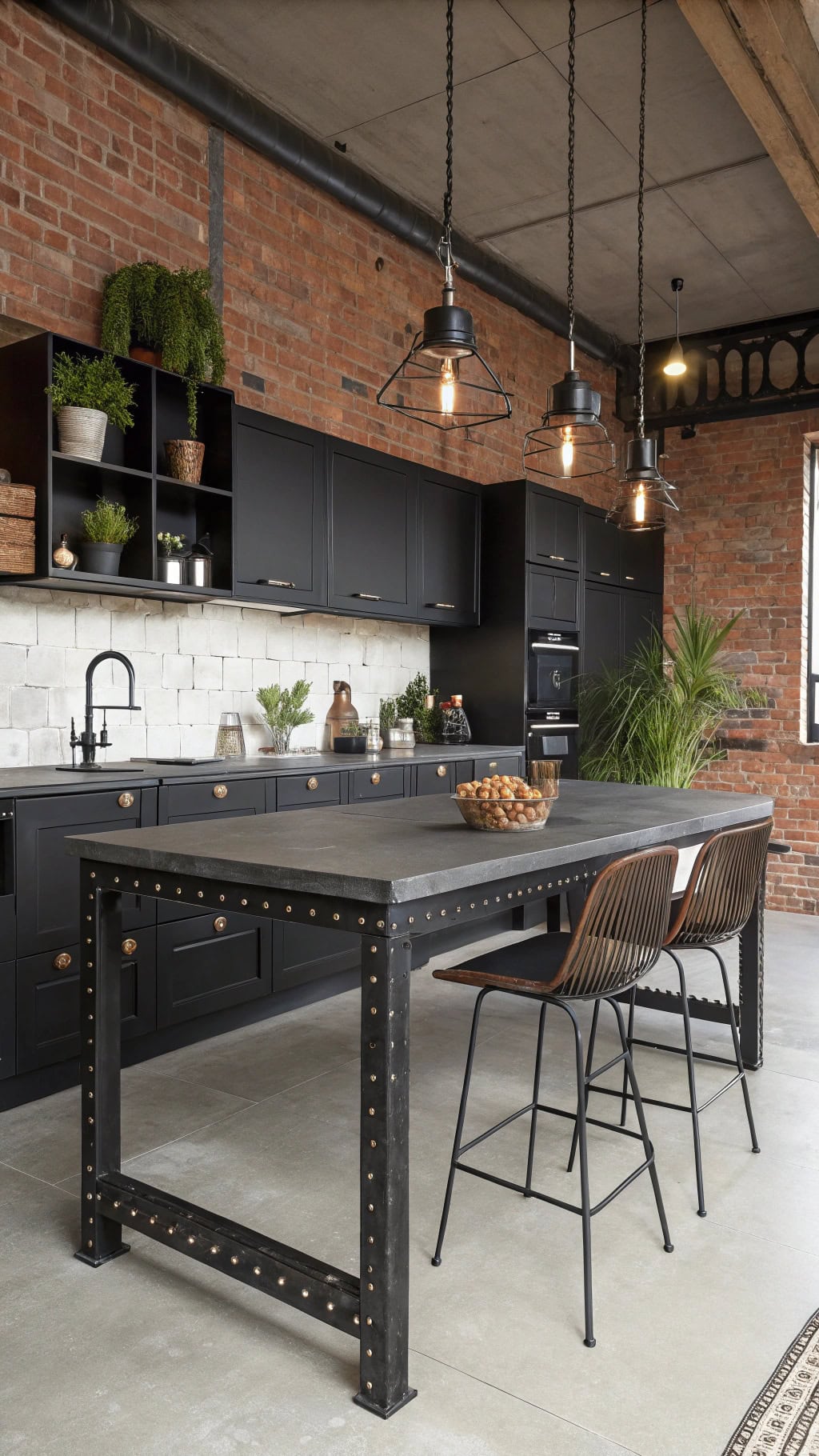industrial chic dining tables