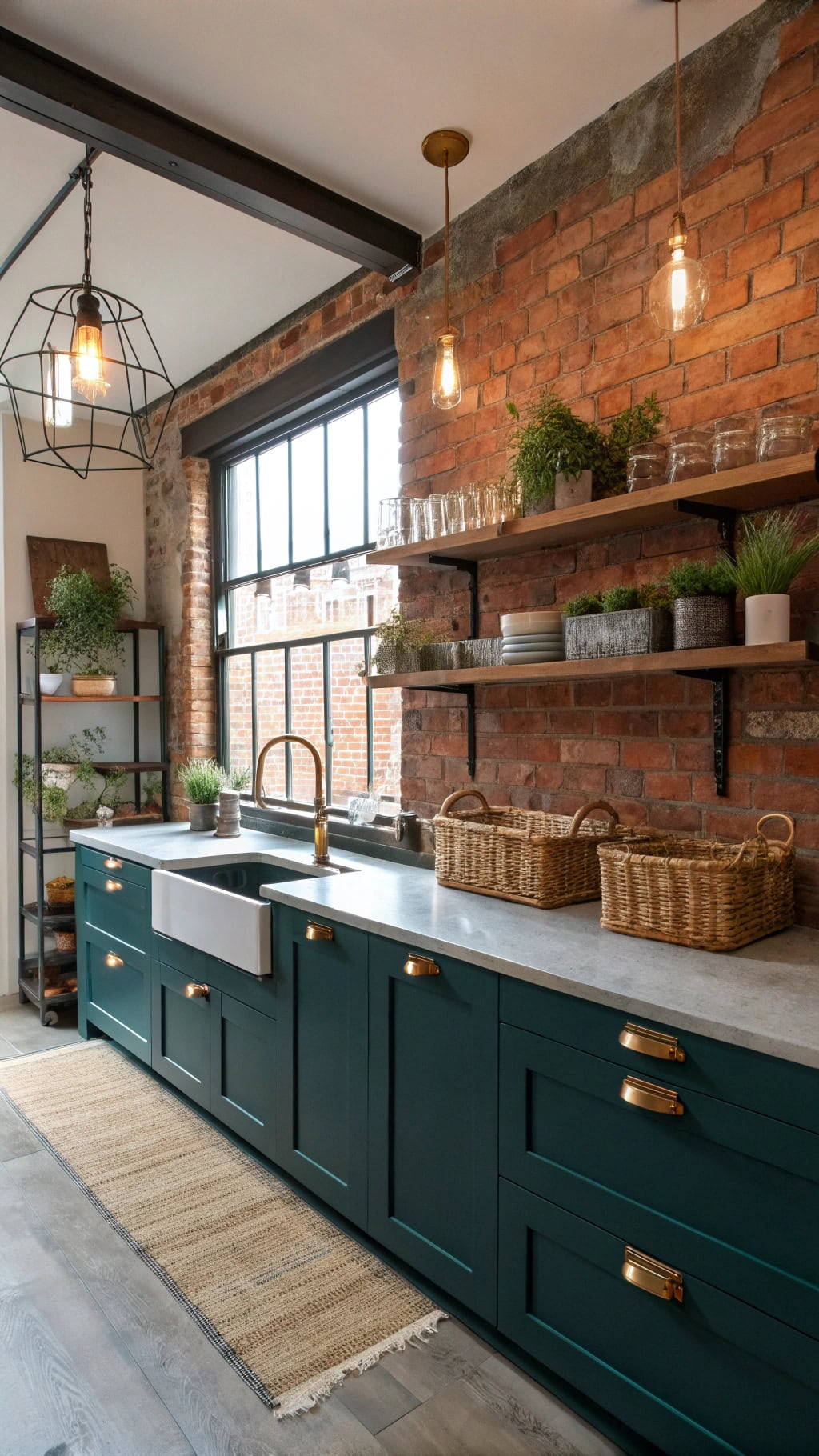 industrial chic kitchen design inspiration