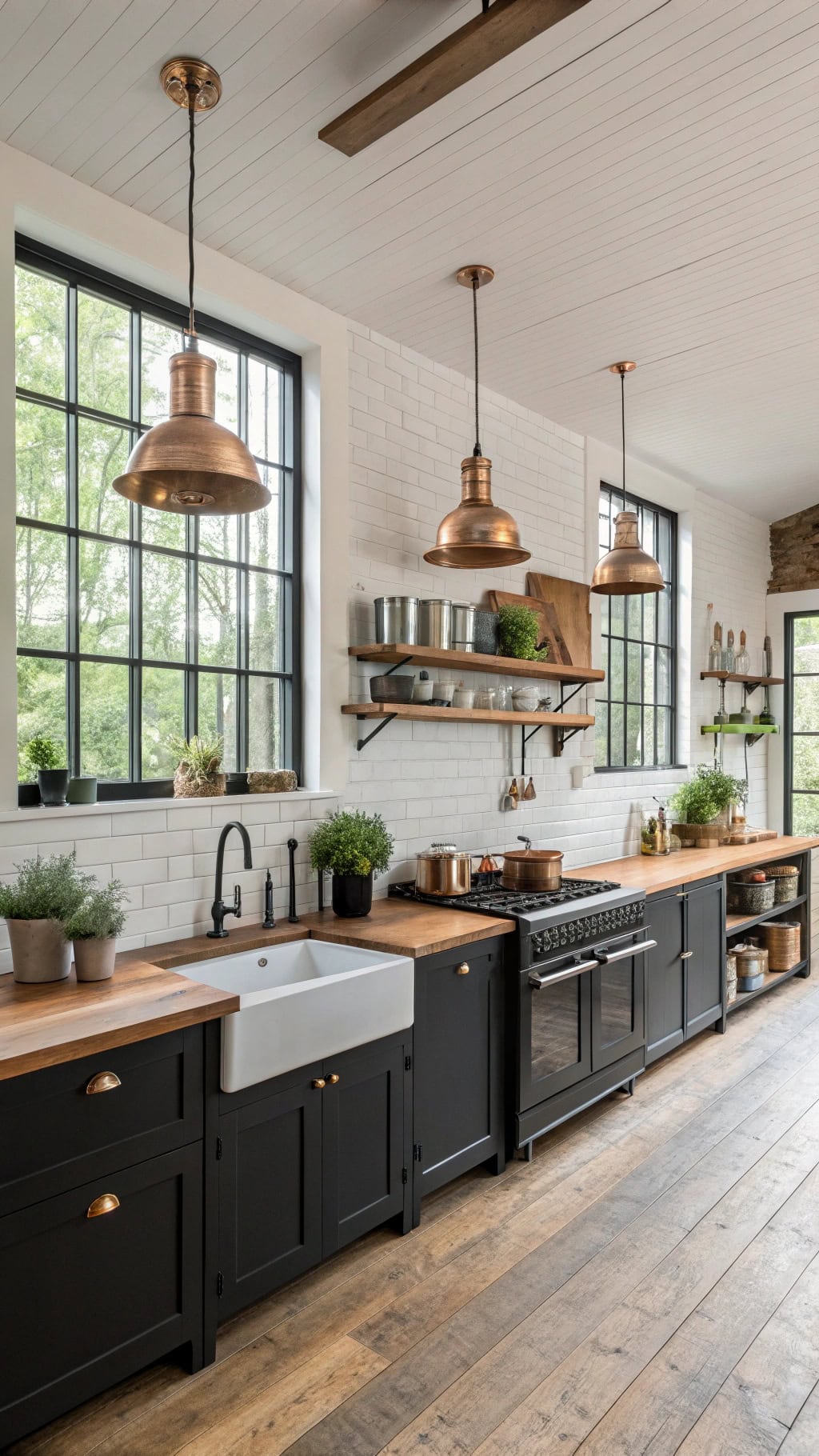 industrial chic kitchen island