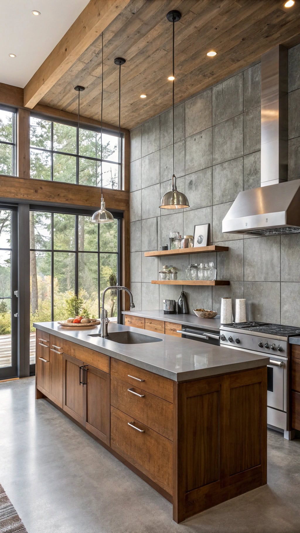 industrial meets organic elegance