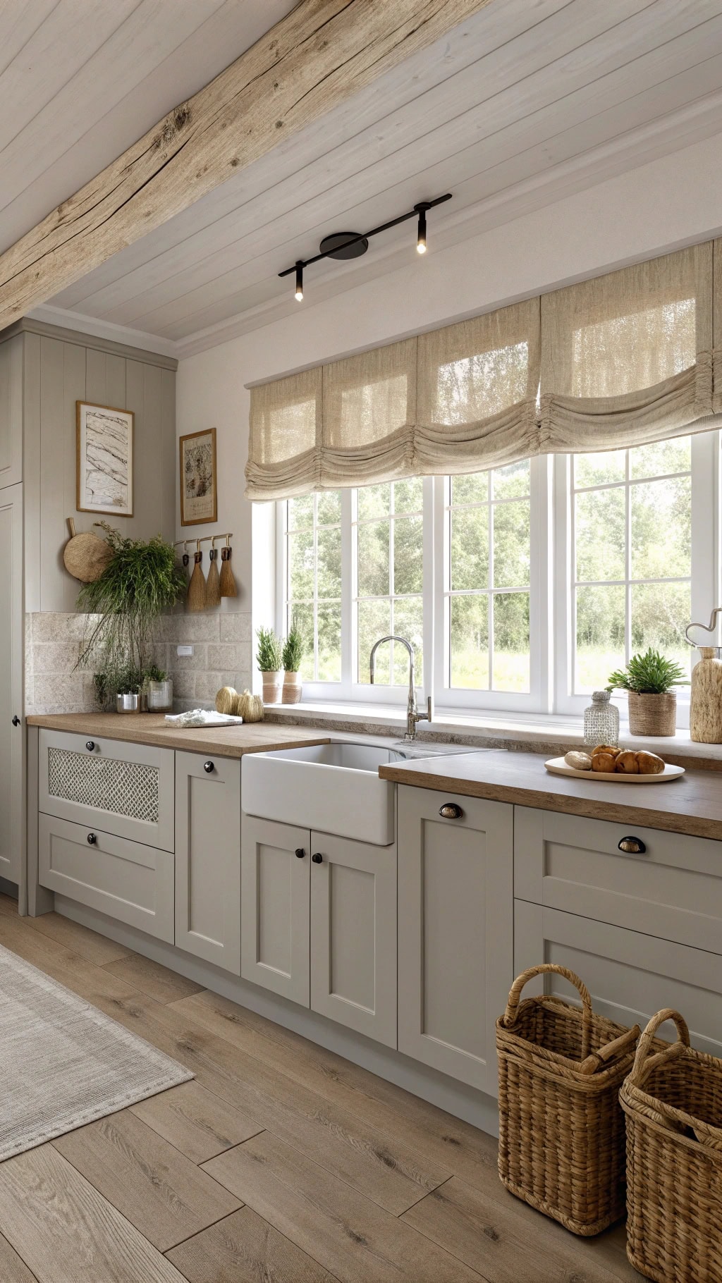 linen window treatments ideas
