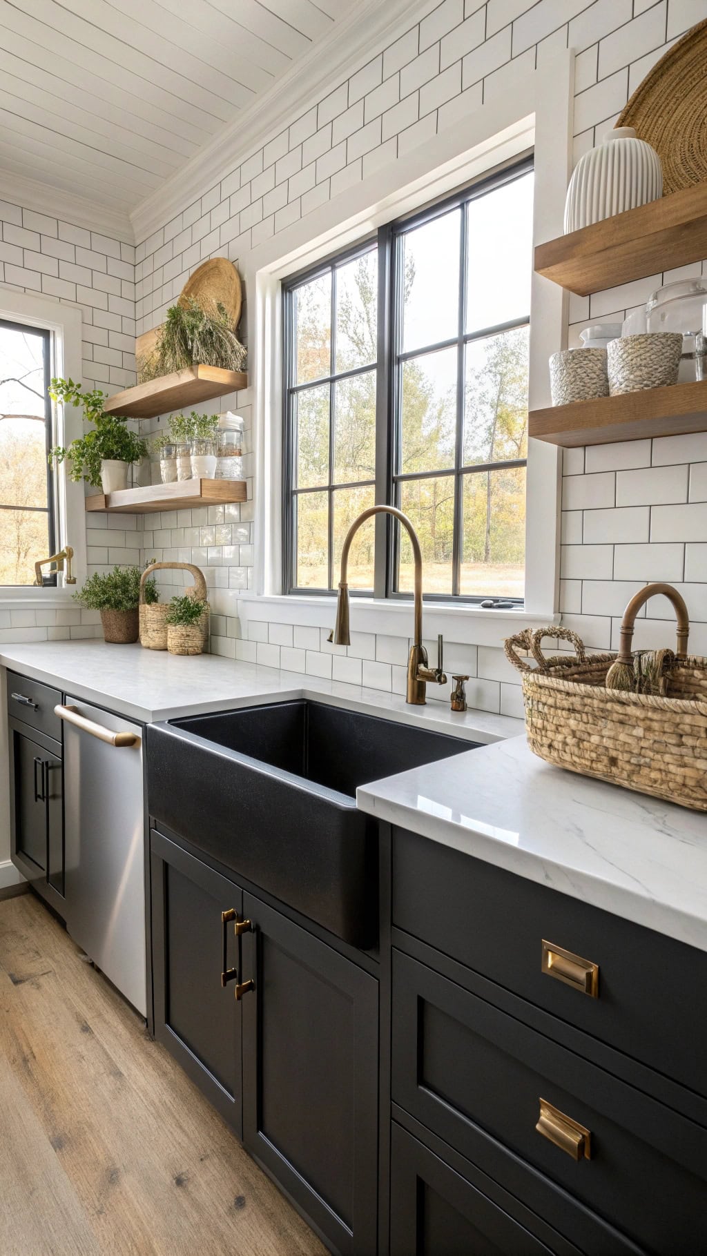 matte black farmhouse elegance