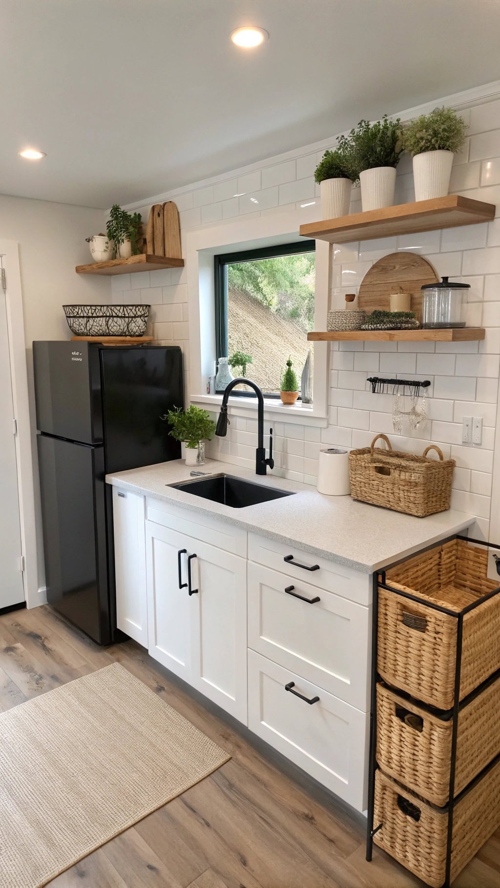 maximize space with contrast