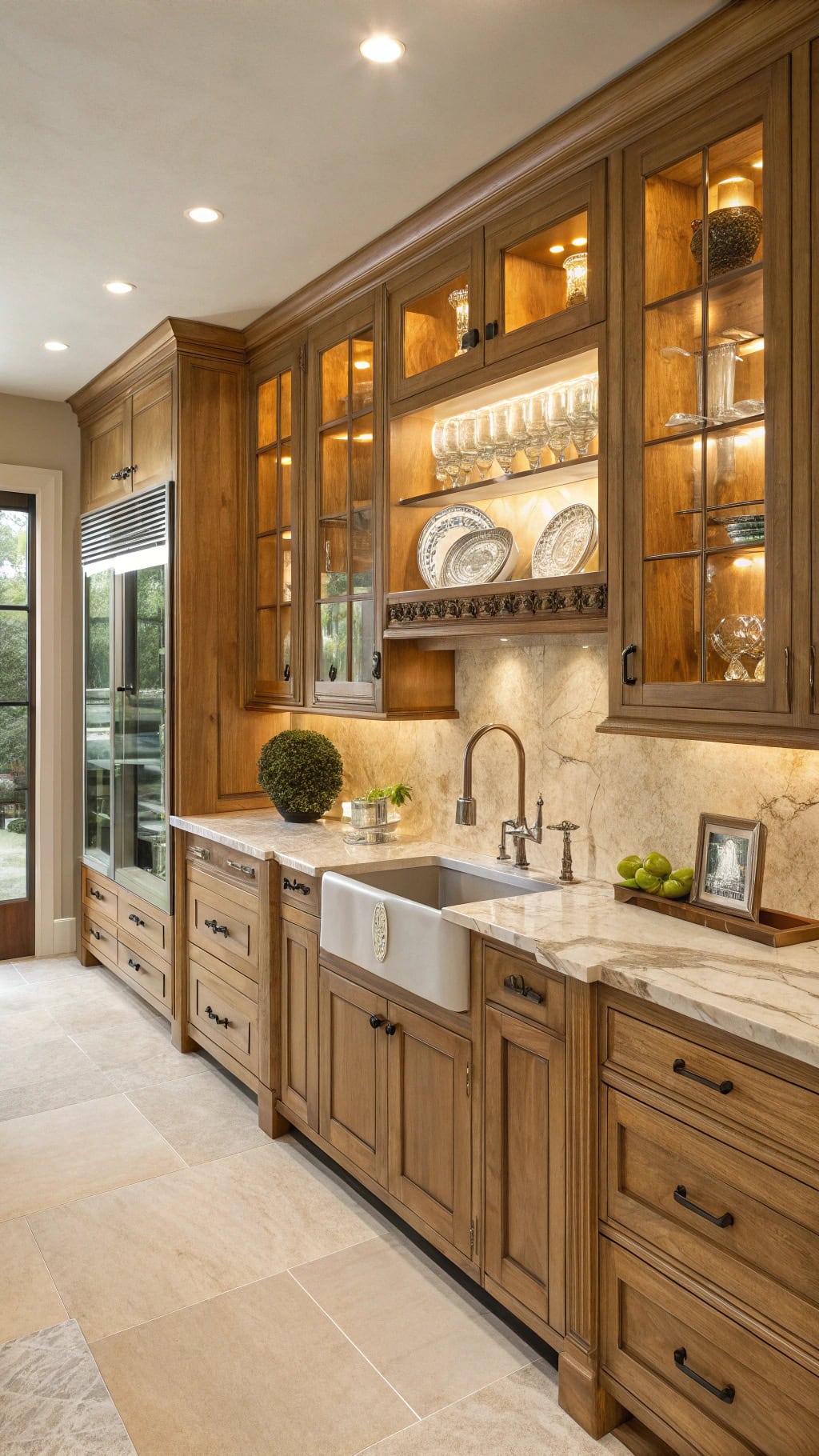 mediterranean cypress kitchen elegance