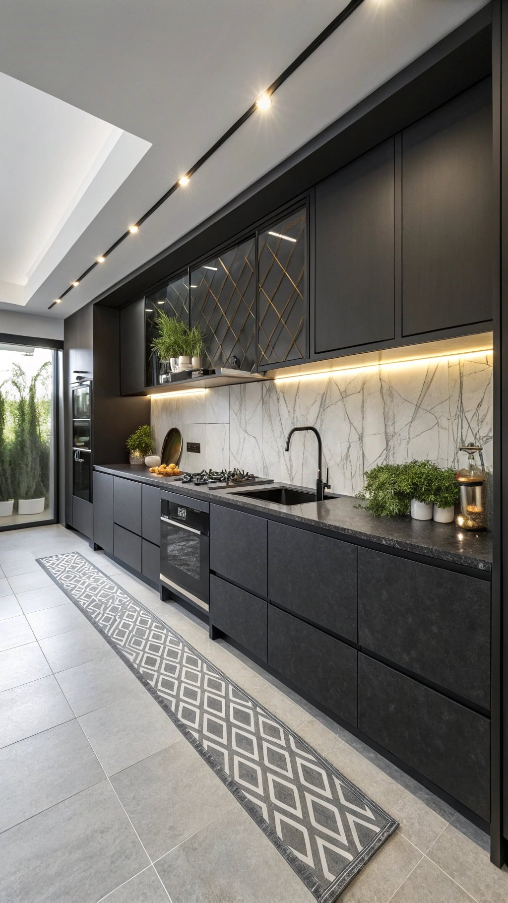 minimalist black cabinet style