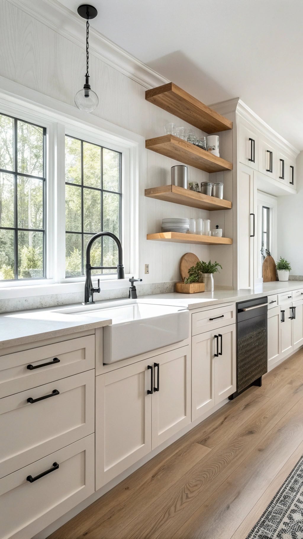 minimalist kitchen hardware choices