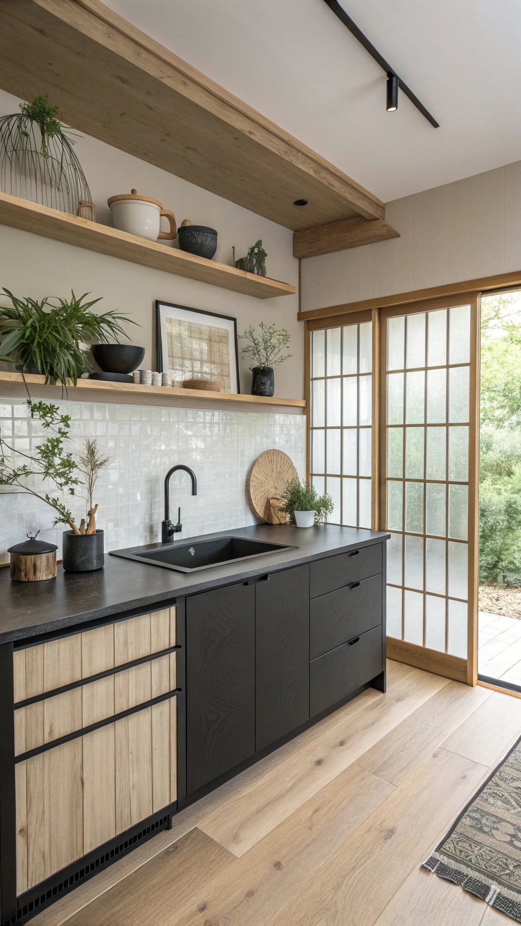 minimalist zen kitchen design