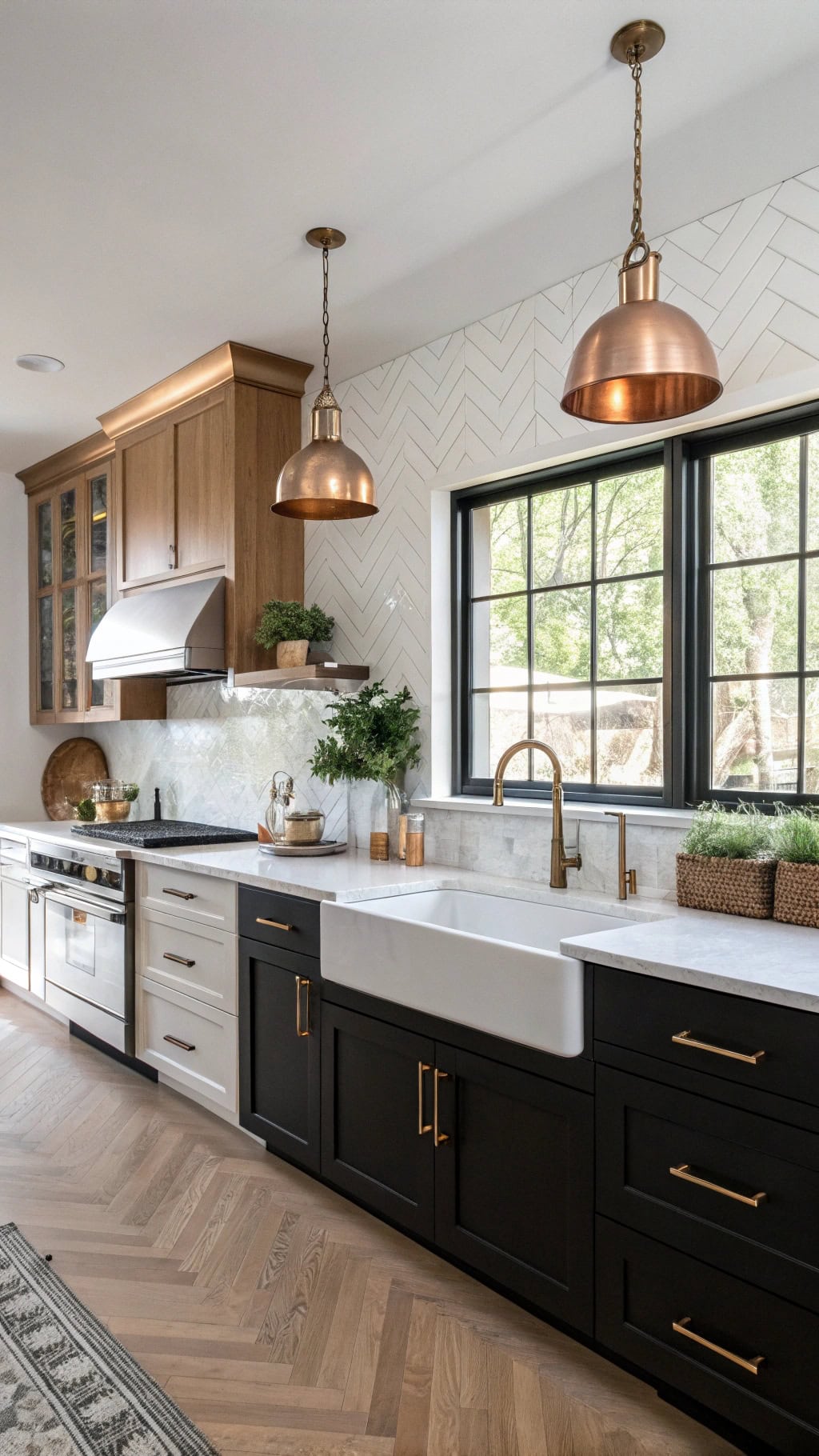 mixed metal hardware elegance