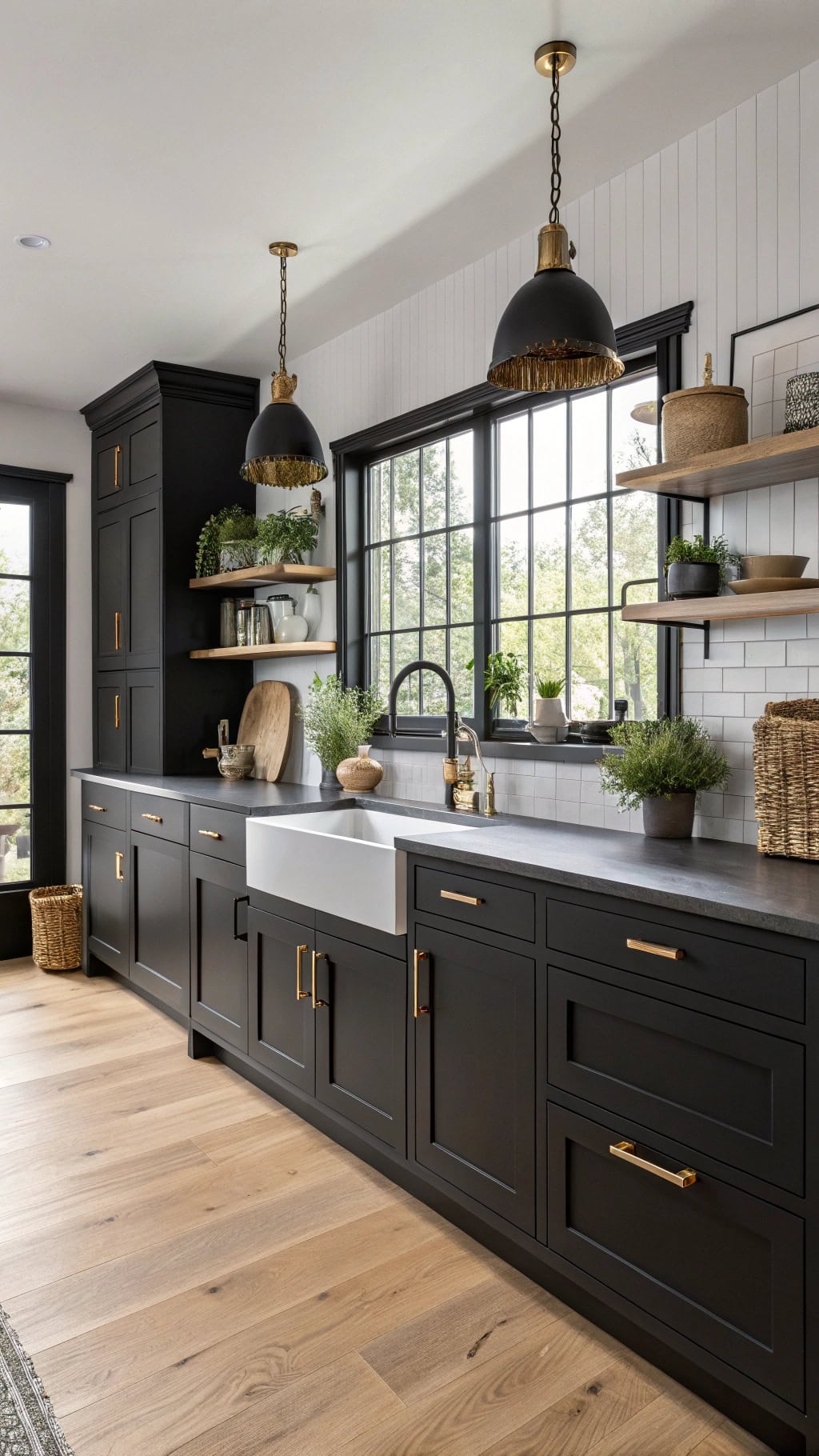mixed metals kitchen elegance