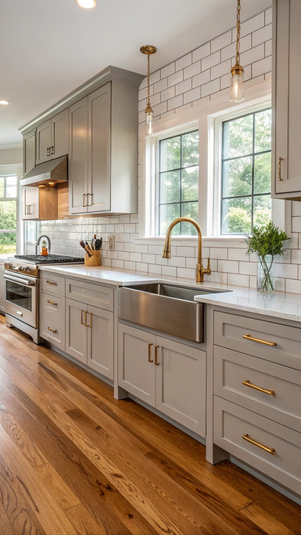 modern farmhouse kitchen aesthetic