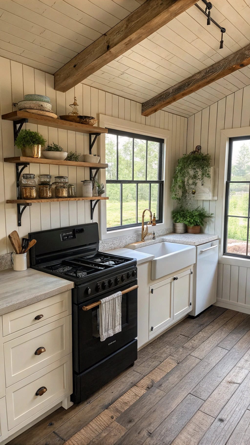 modern farmhouse kitchen elegance