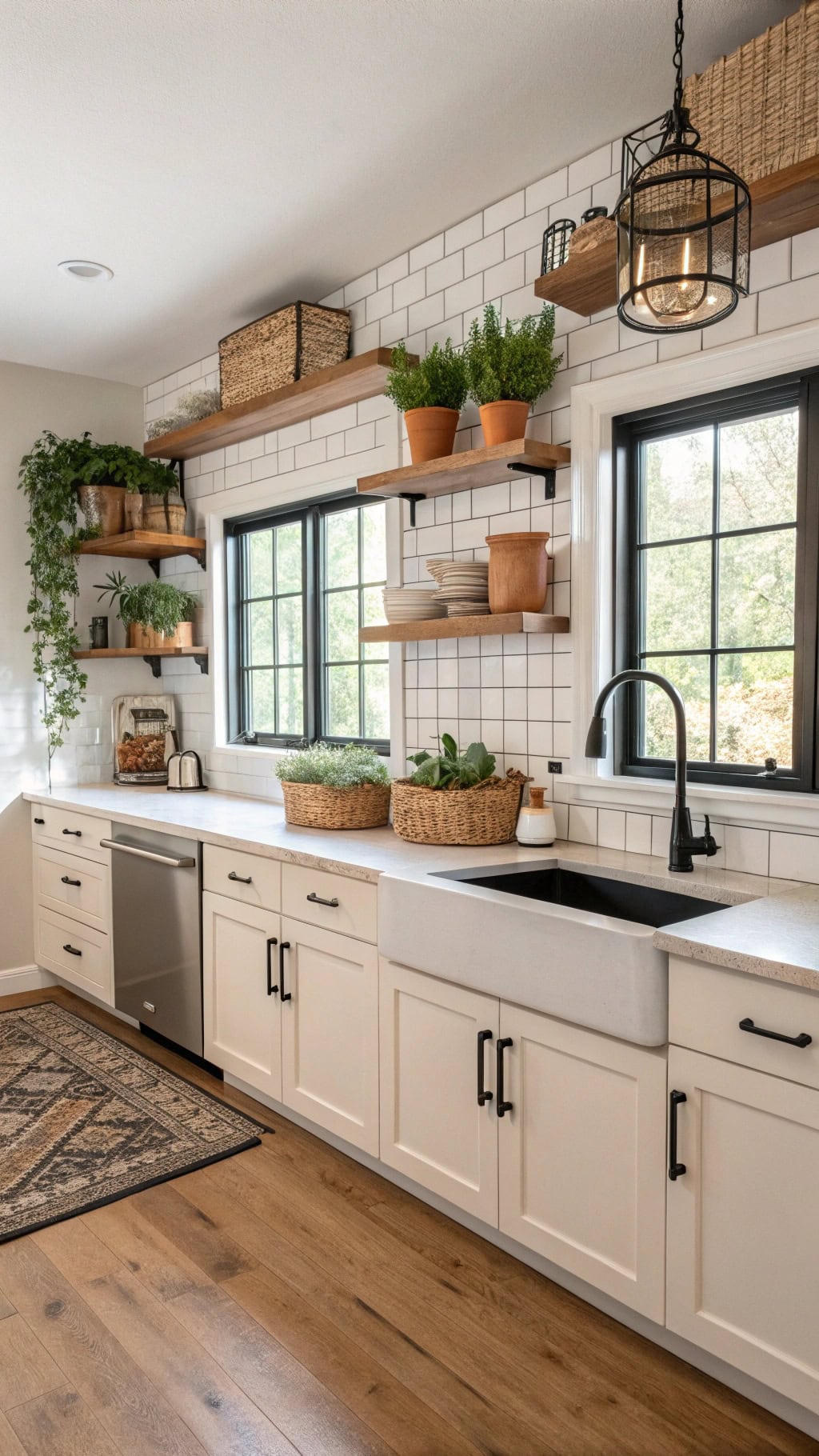 modern farmhouse kitchen style
