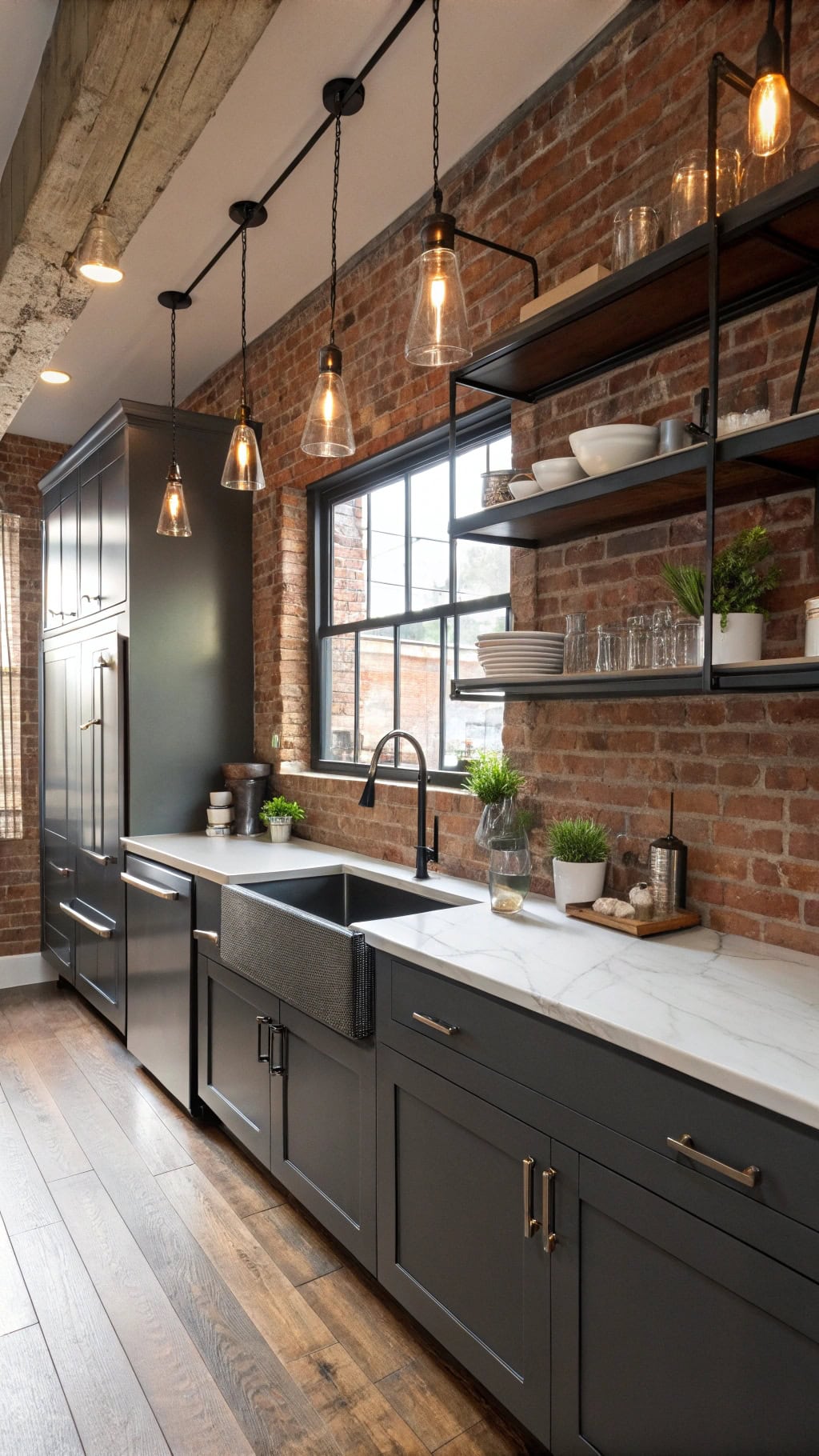 modern industrial kitchen design