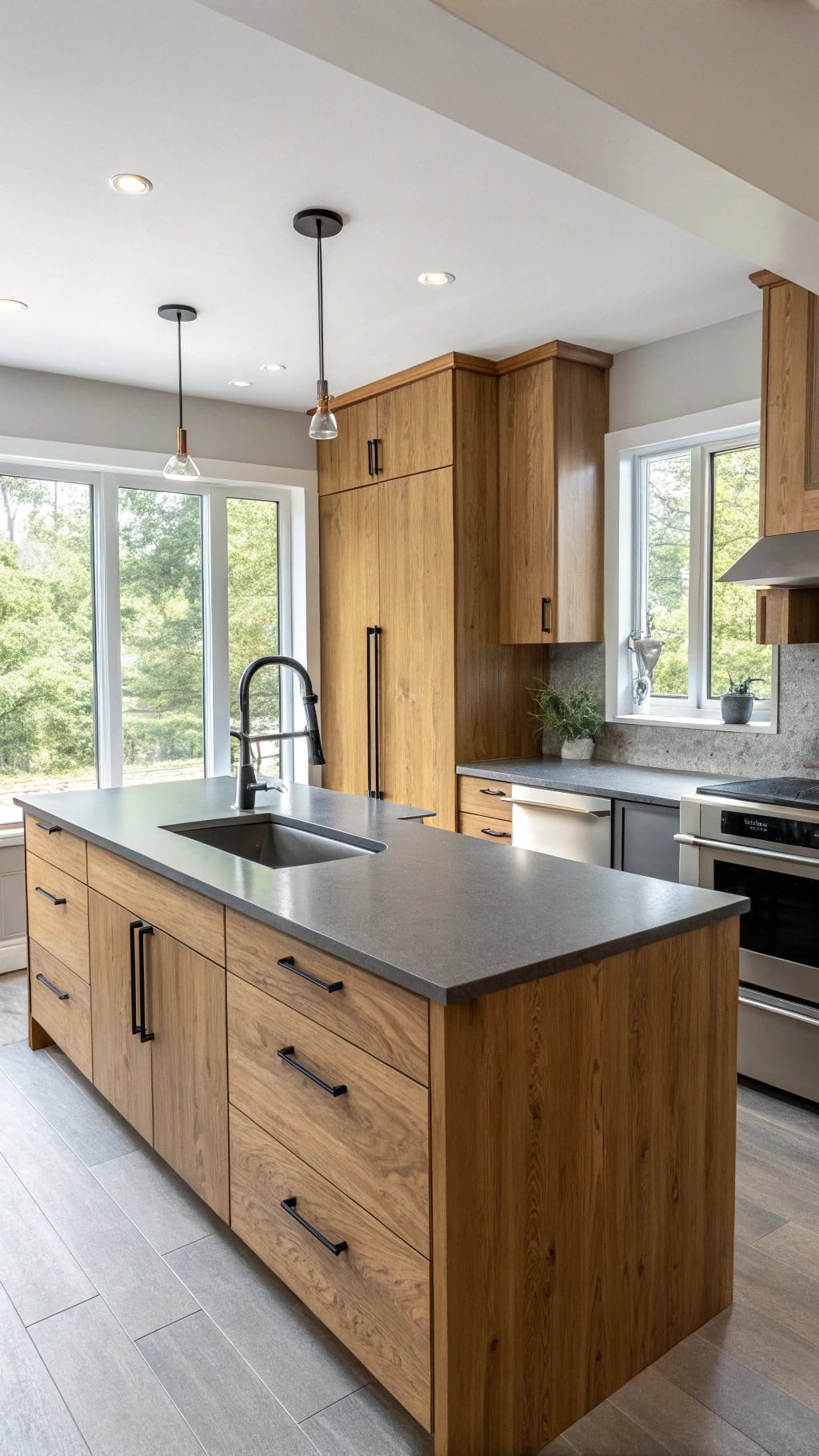 modern warm kitchen blend