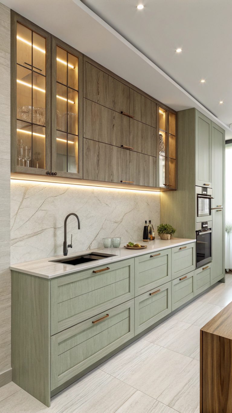 modern wooden kitchen designs