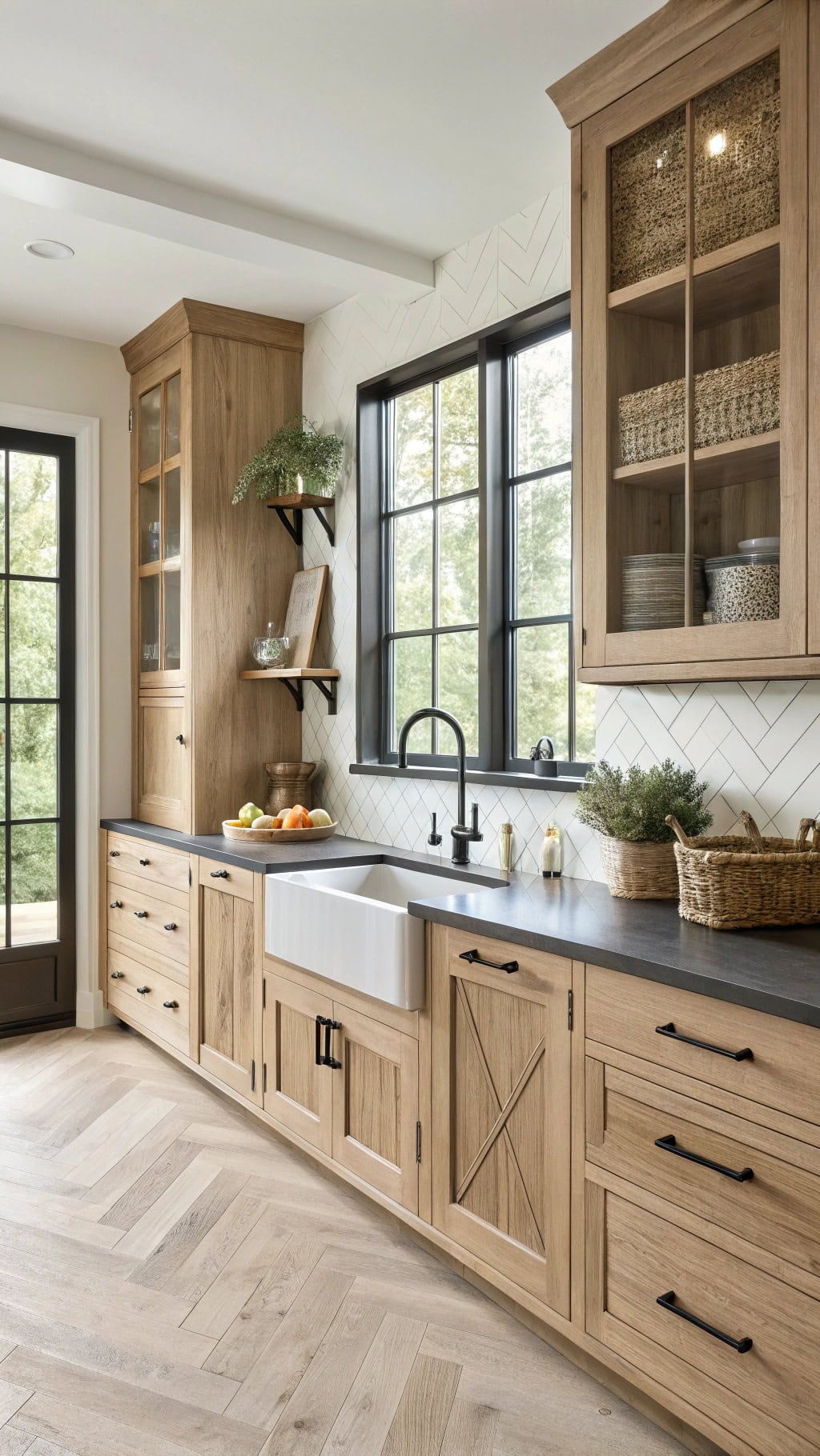 monochromatic oak grain variations
