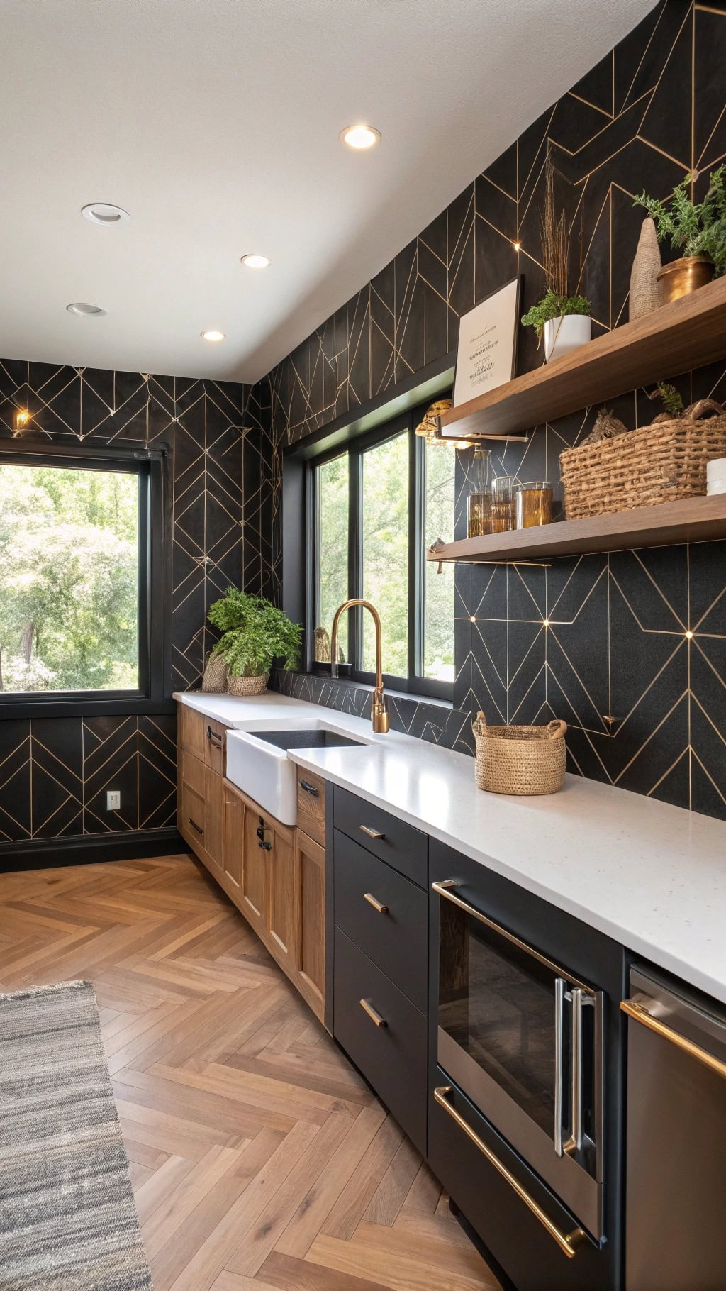 moody eco friendly cork walls