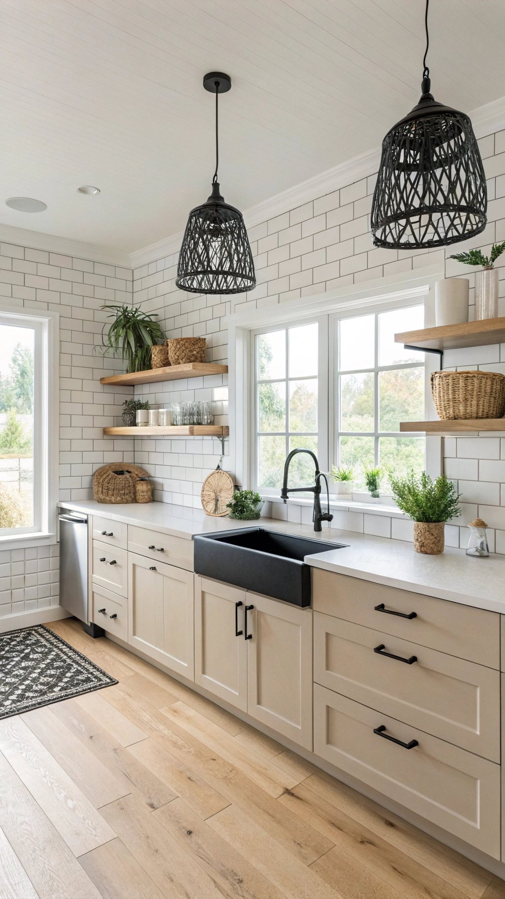 moody minimalist scandinavian kitchen
