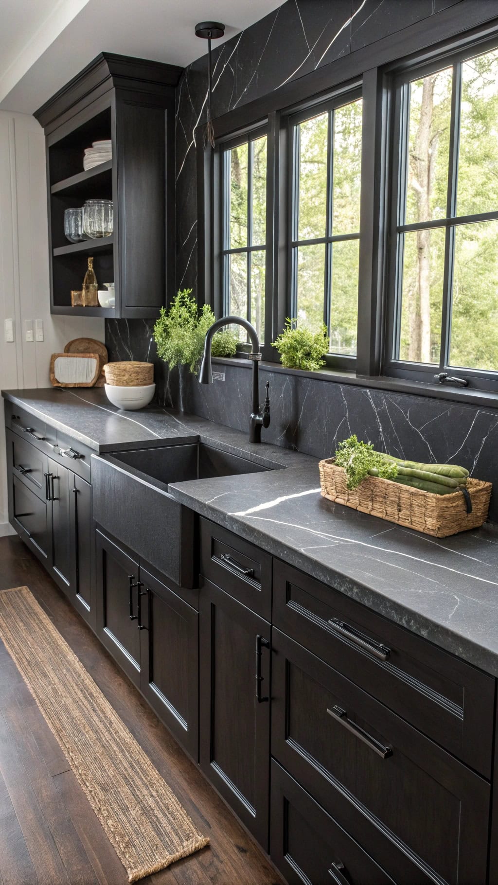 moody sophisticated soapstone countertops