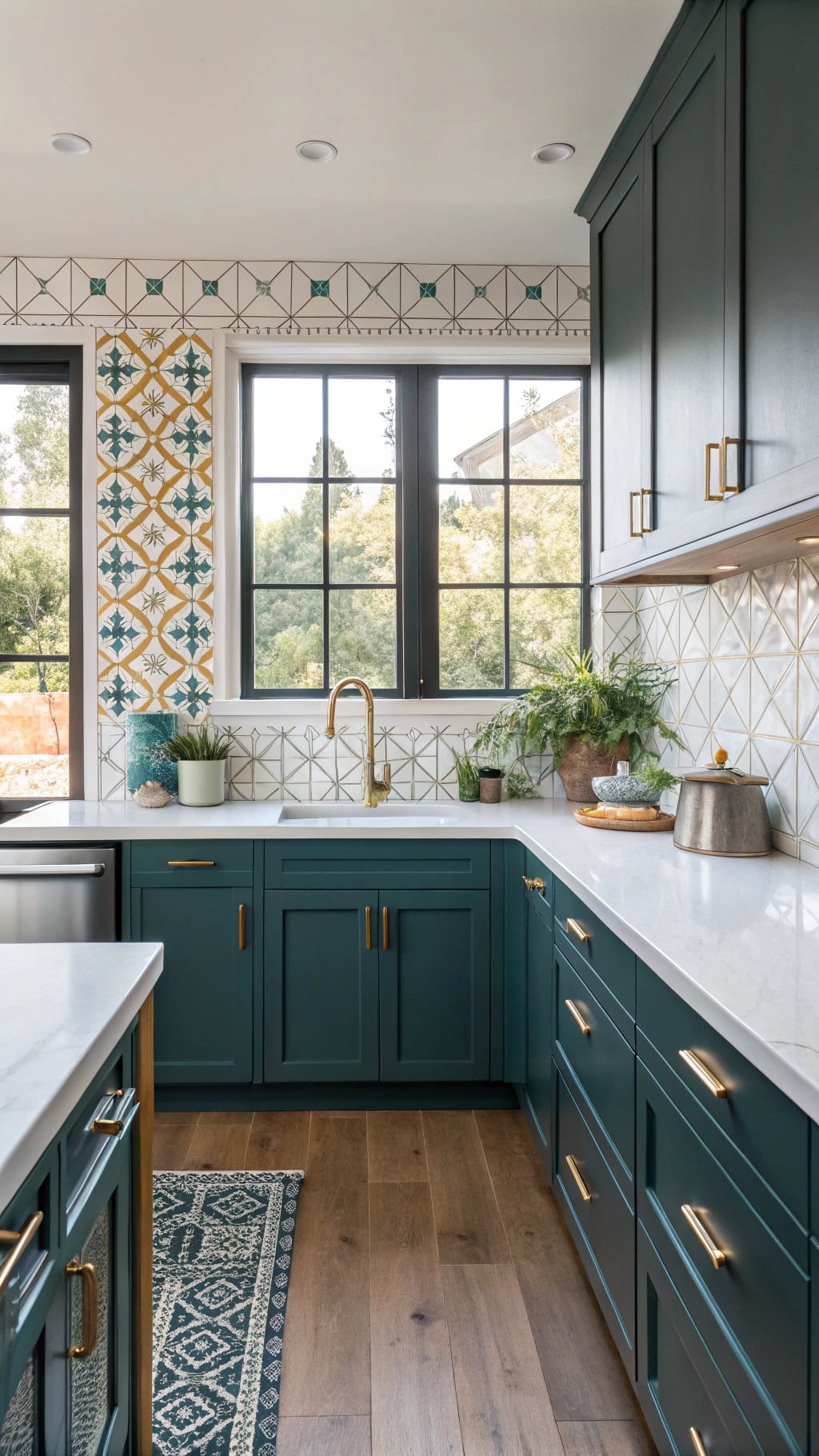 moroccan tile kitchen backsplash