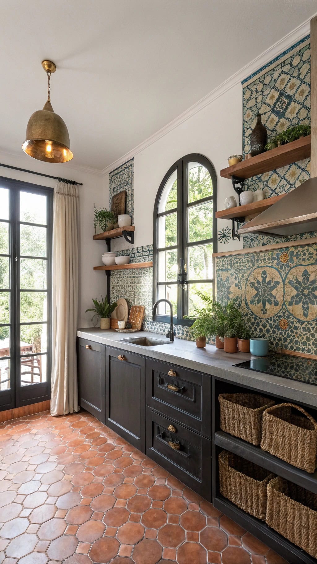 moroccan tile kitchen elegance