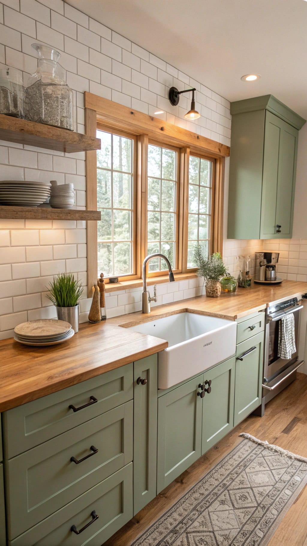 natural maple countertop beauty