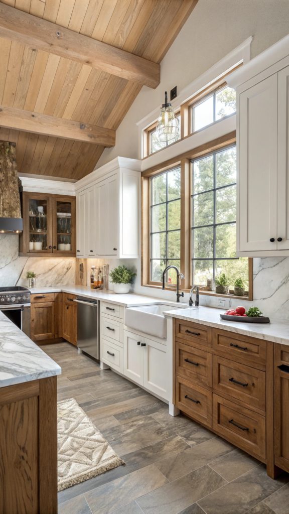 23 Timeless Natural Wood Kitchen Cabinet Designs