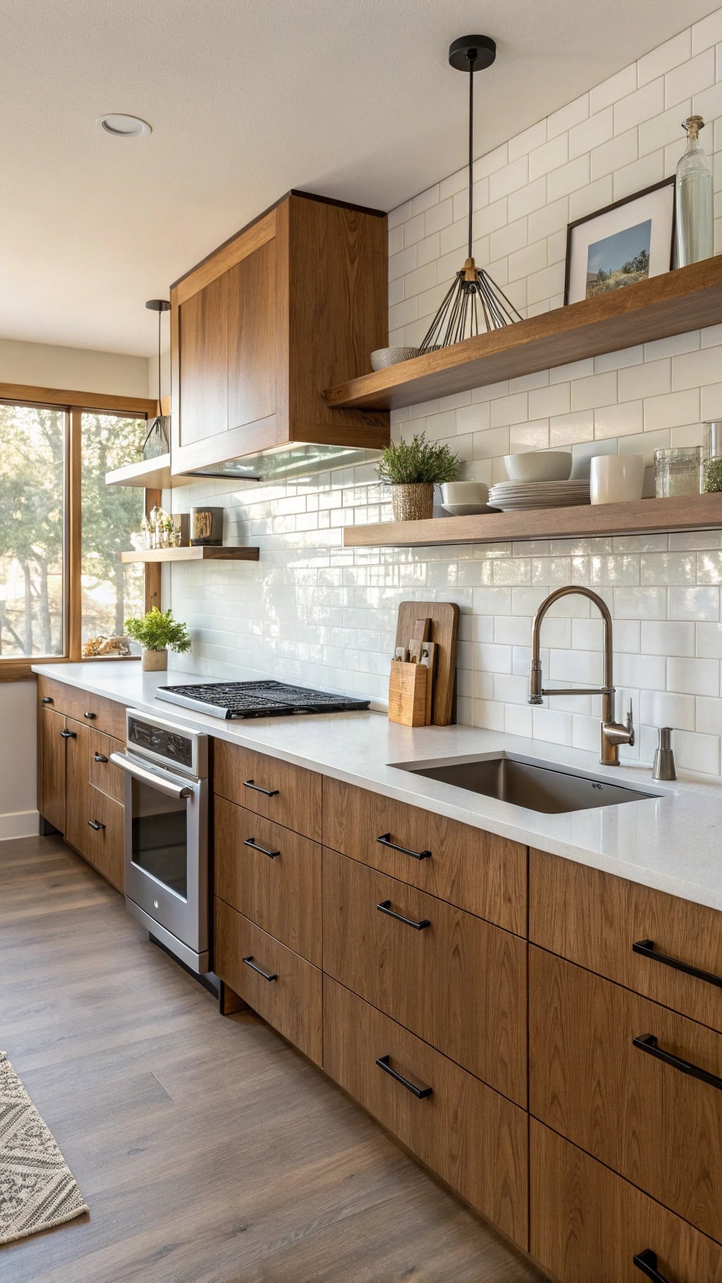 natural wood kitchen elegance