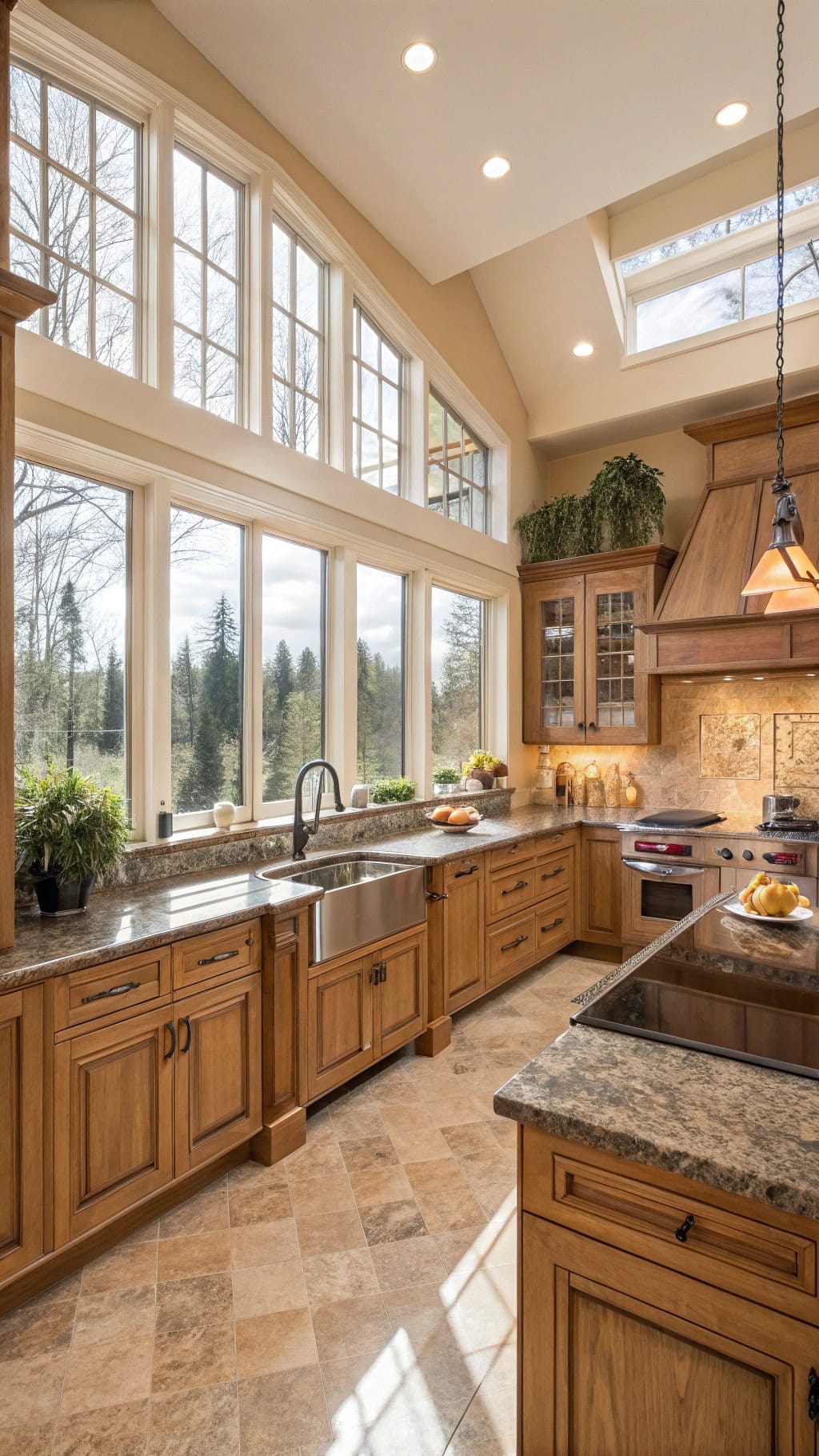 nature inspired kitchen design elements
