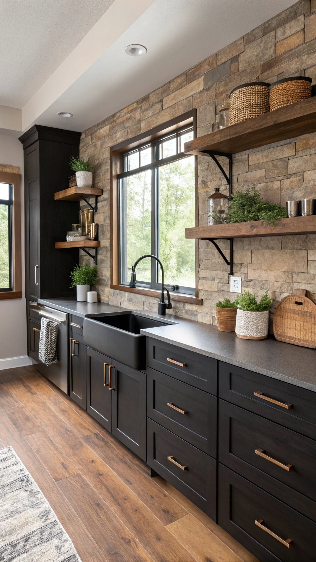nature inspired modern kitchen hardware